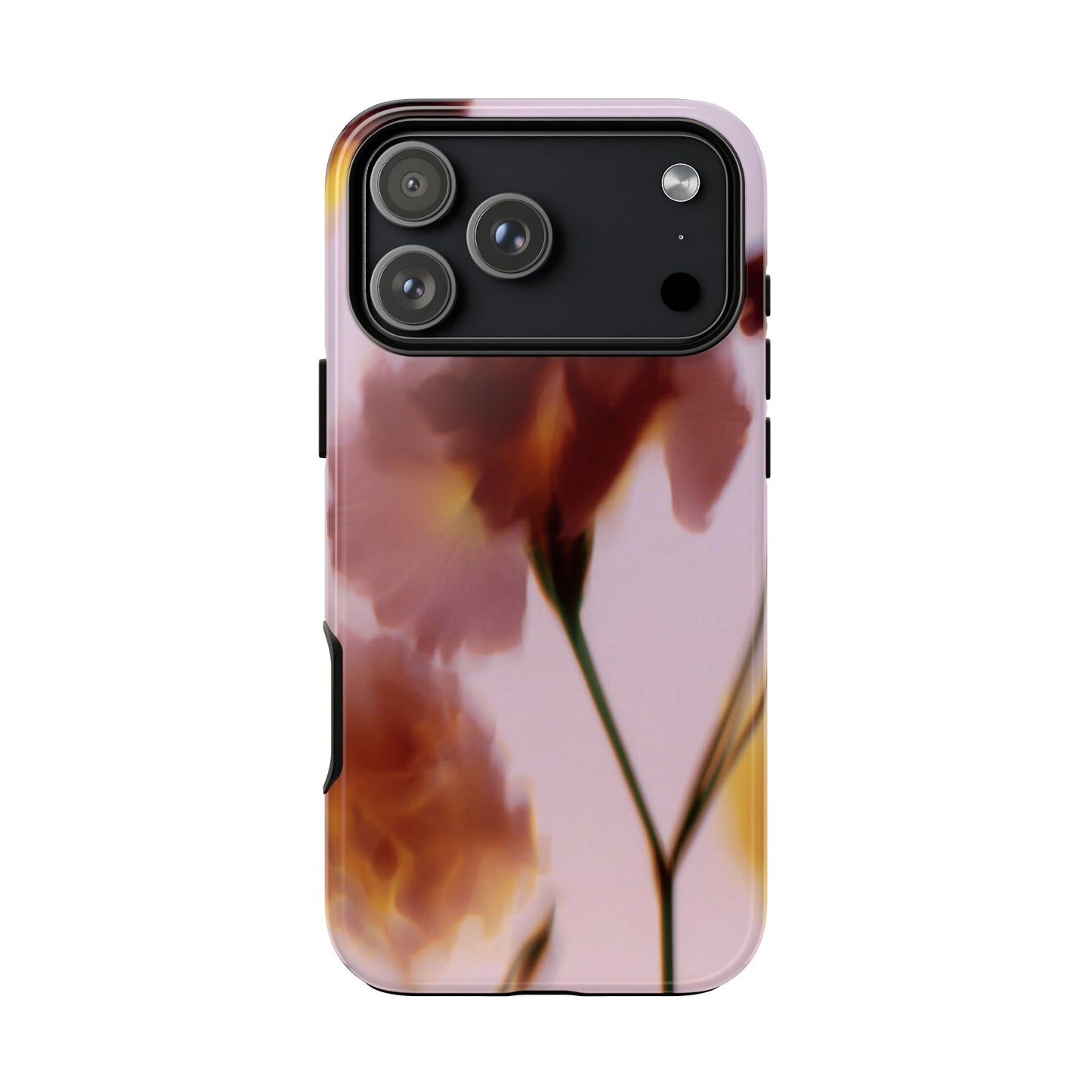 Grainy Blur Flower Phone Case