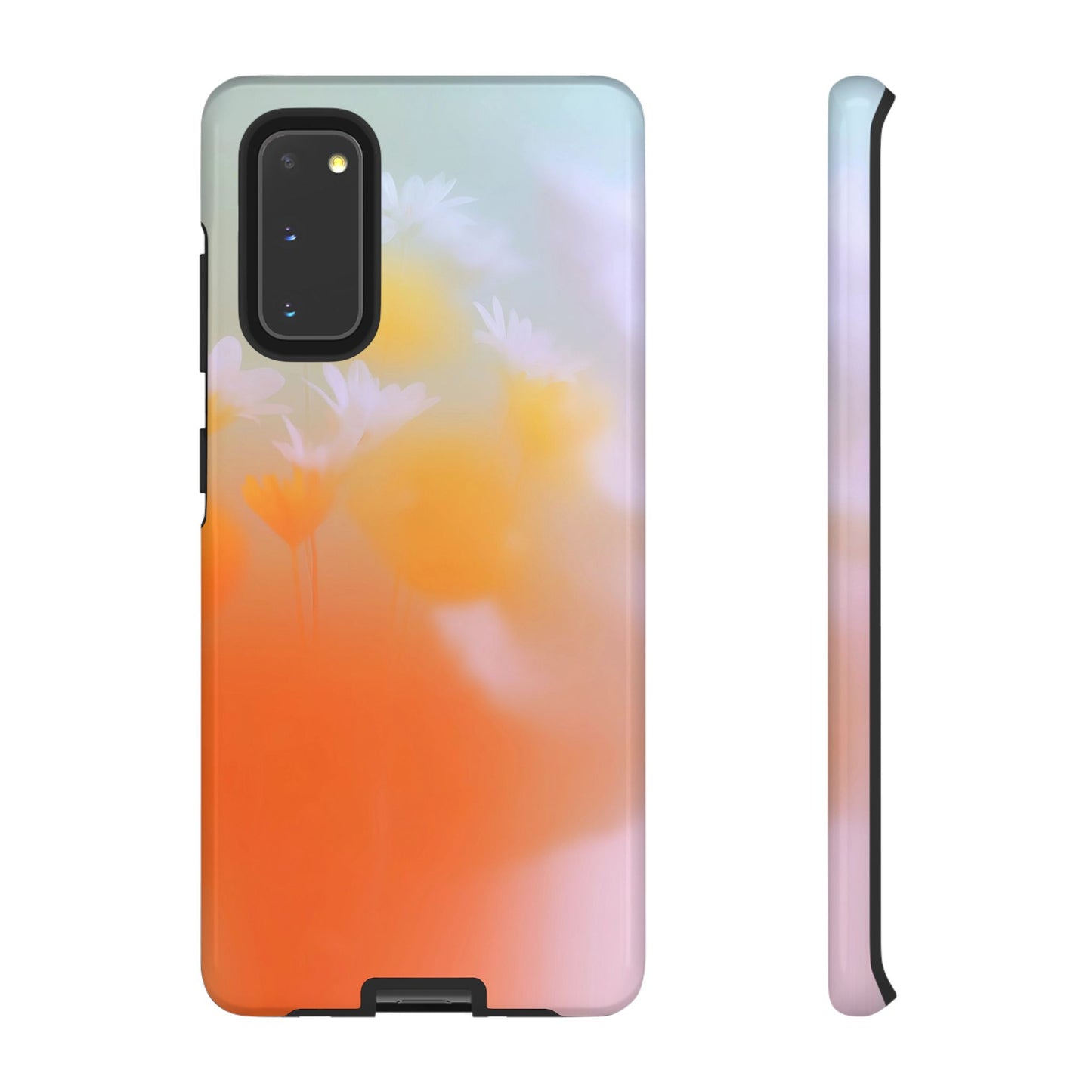 Grainy Blur Flower Phone Case
