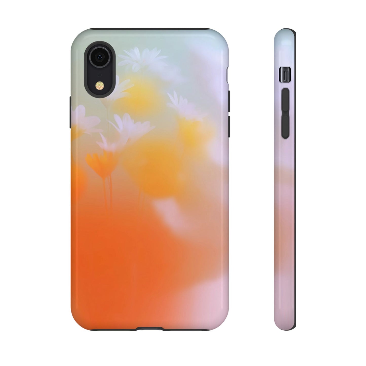 Grainy Blur Flower Phone Case