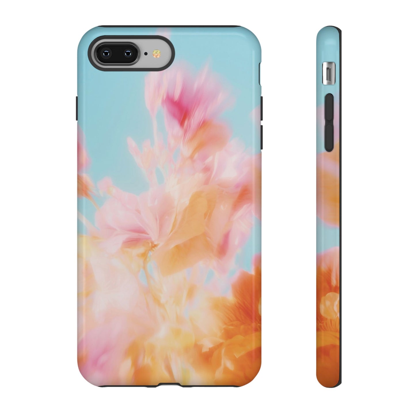 Grainy Blur Flower Phone Case
