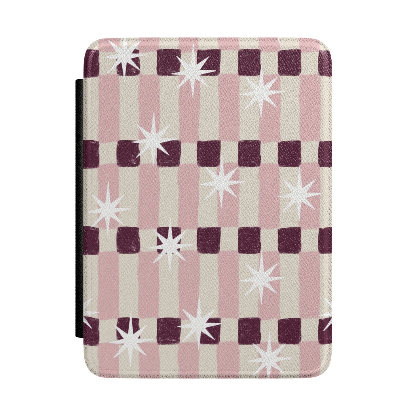 Pink Retro Star Sparkle Kindle Case