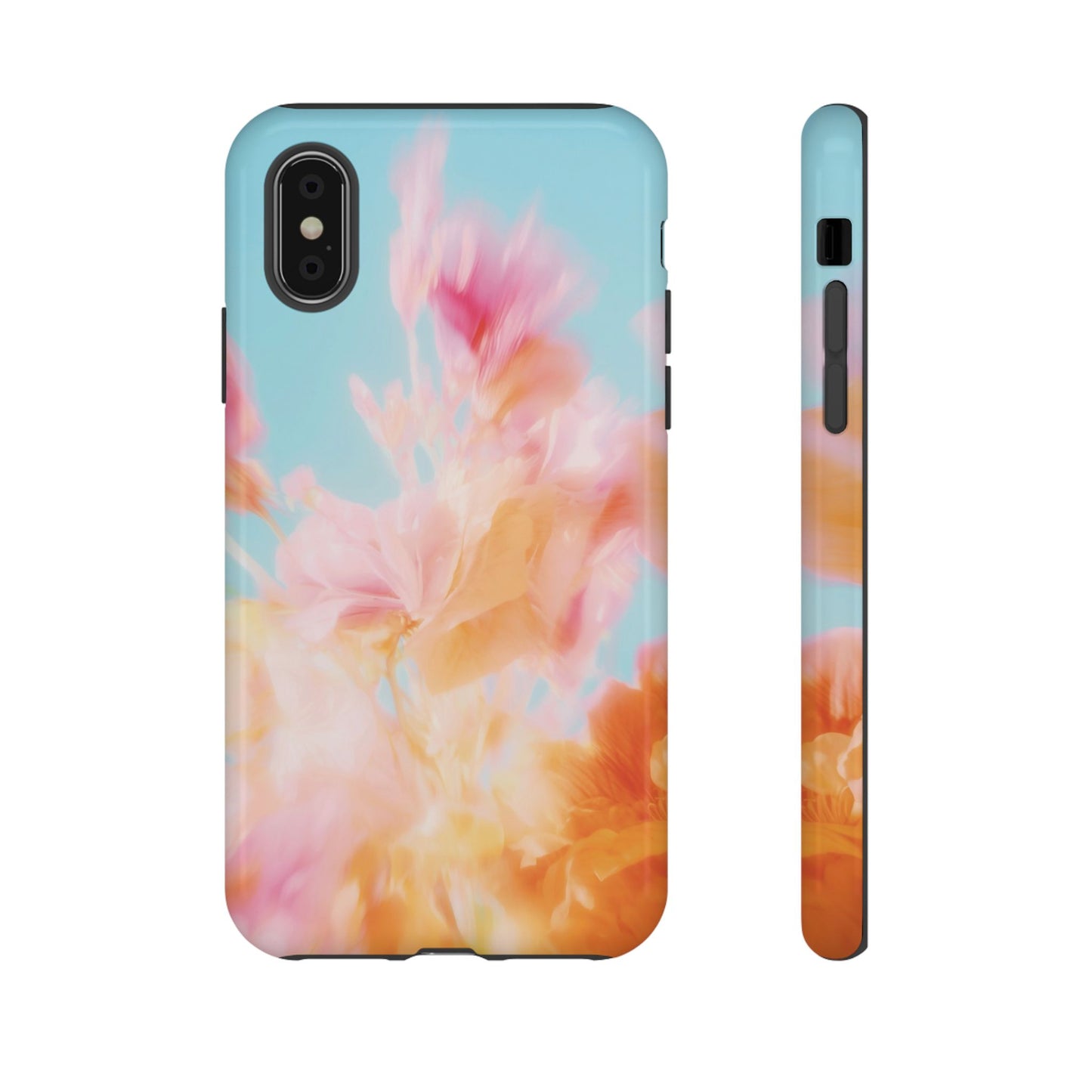 Grainy Blur Flower Phone Case