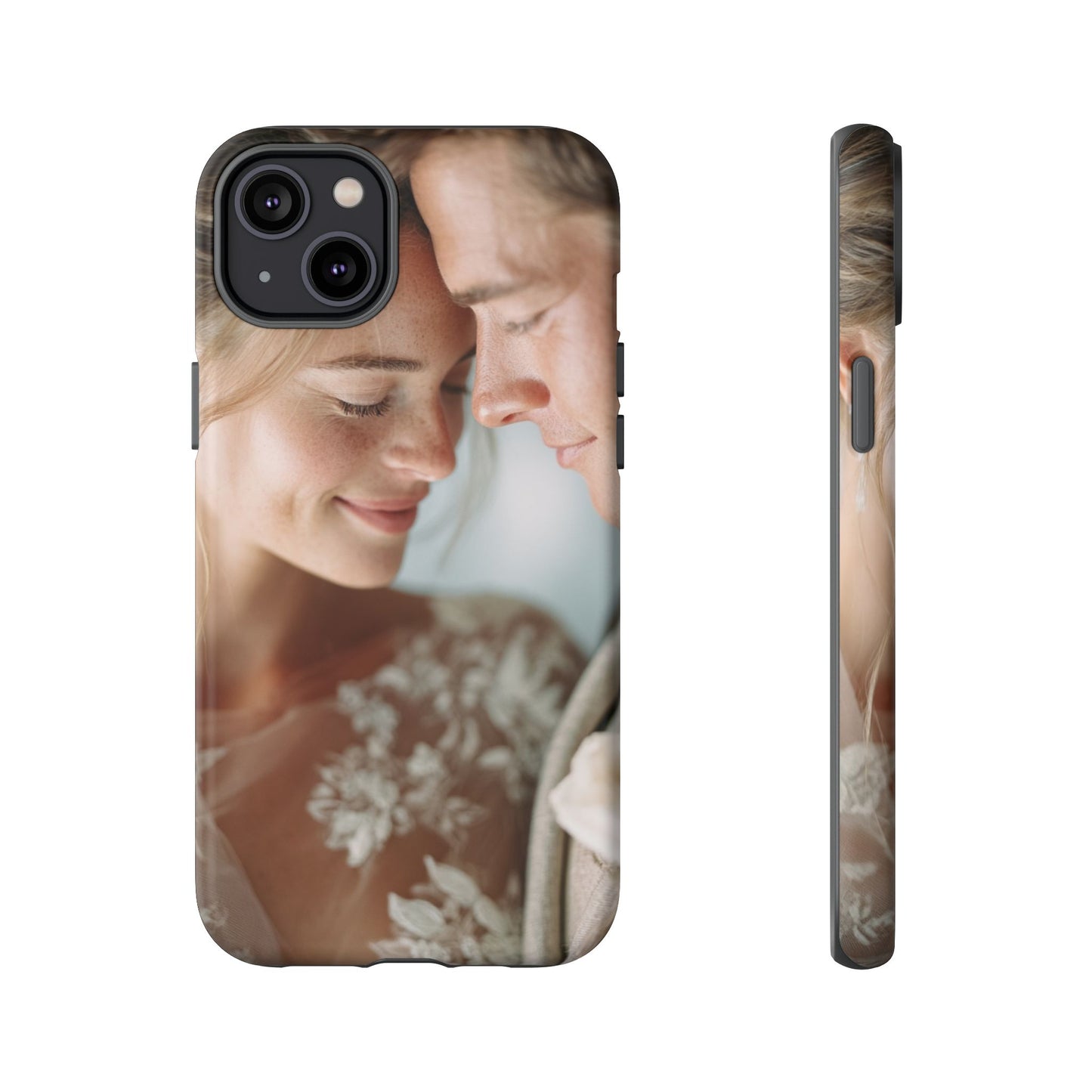 Personalized Photo Tough Phone Case (Custom Couple/Wedding Portrait)