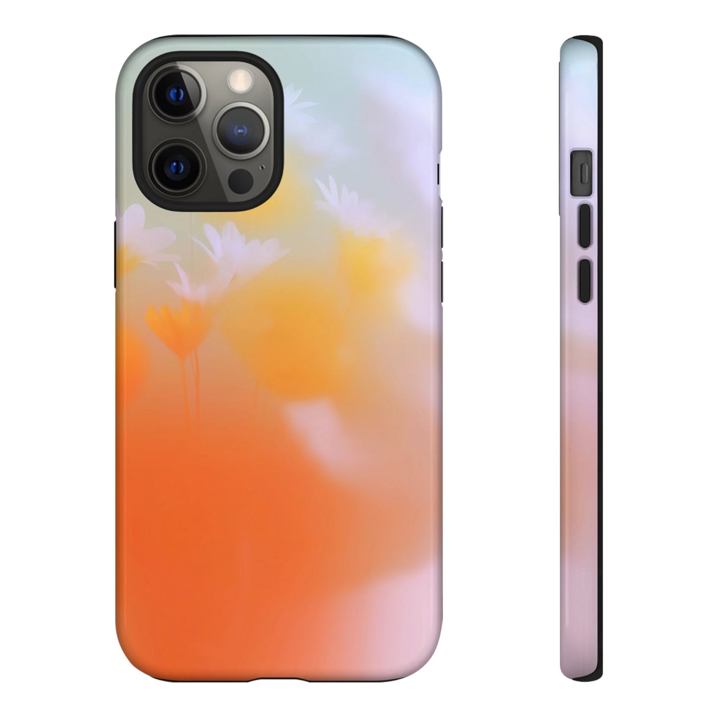 Grainy Blur Flower Phone Case