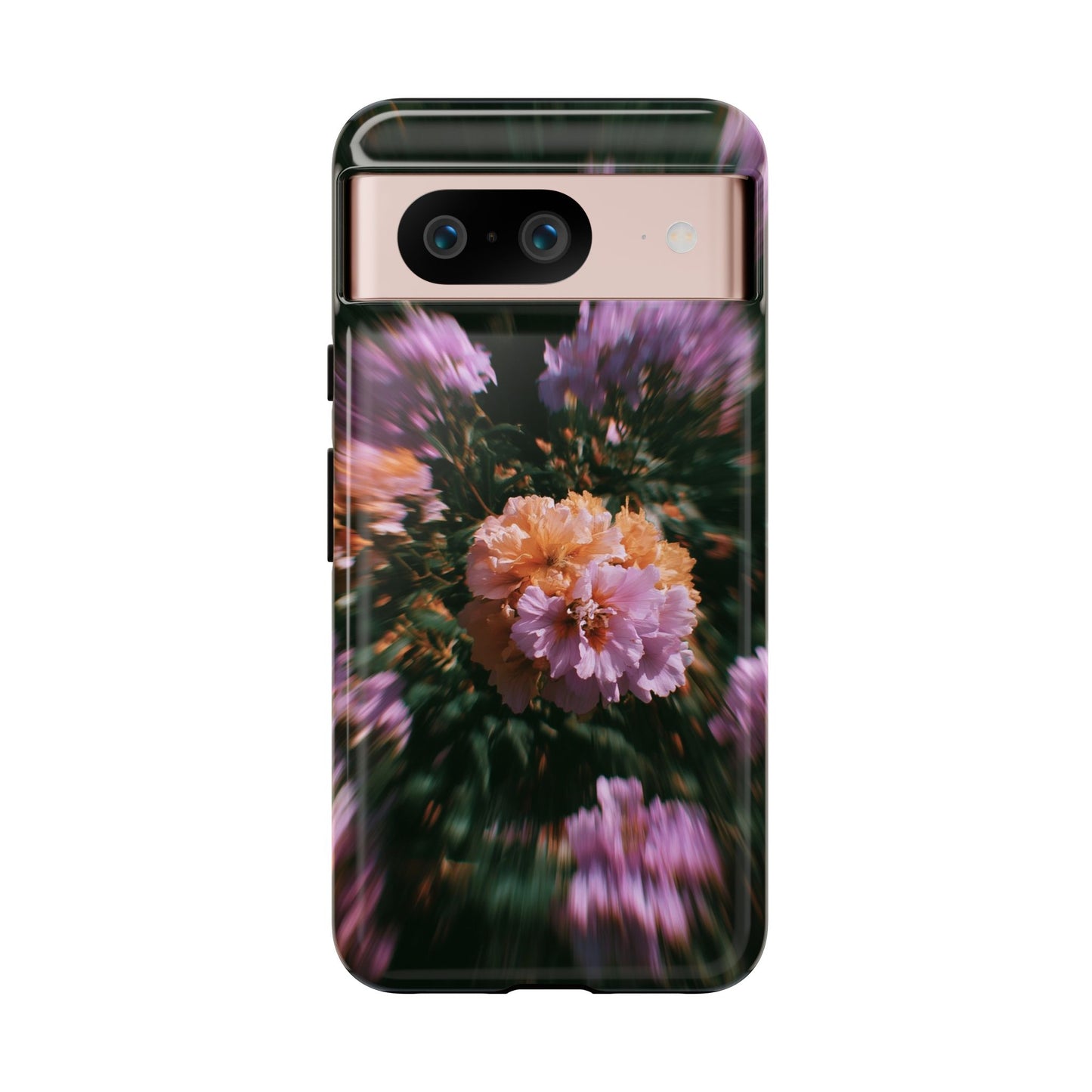Grainy Blur Flower Phone Case
