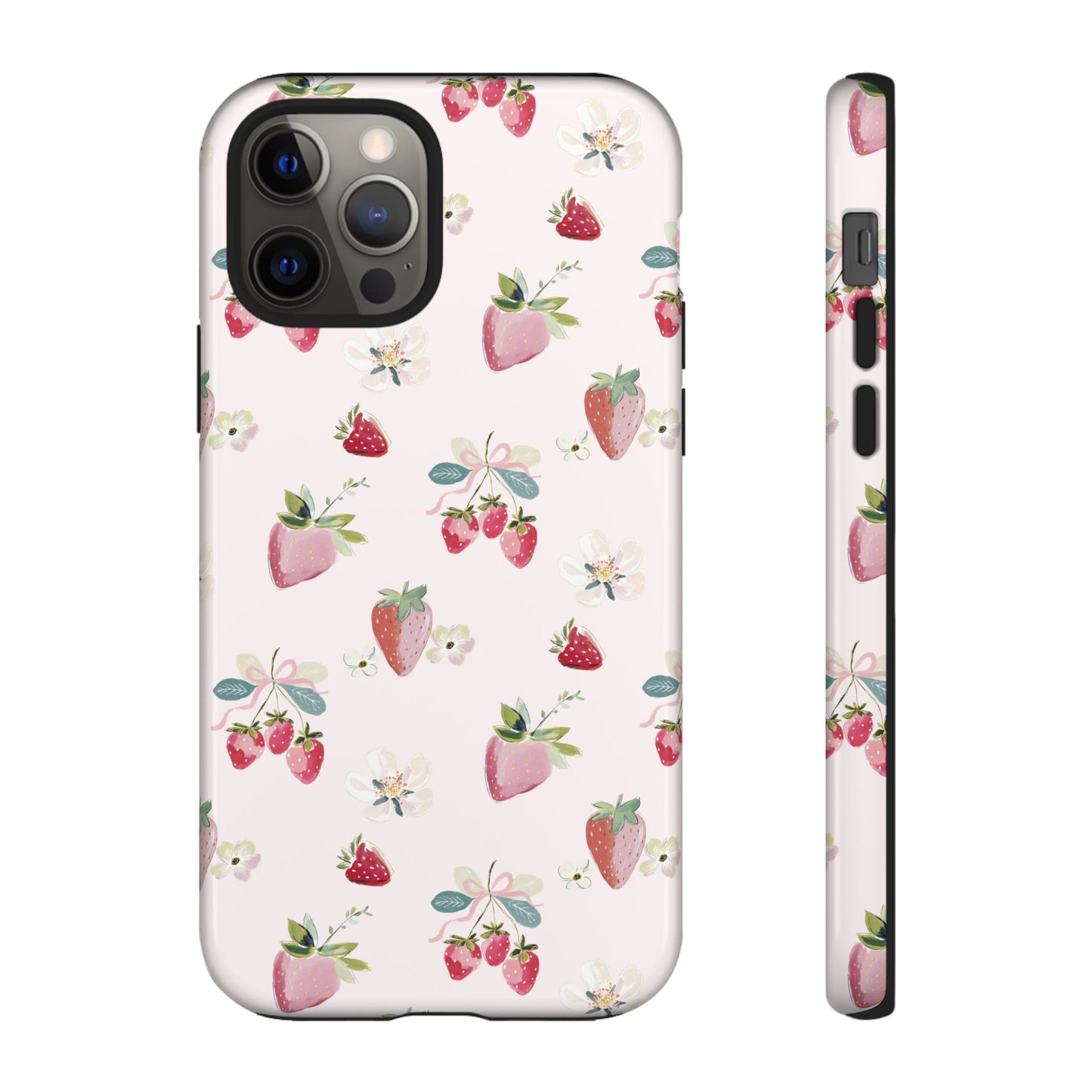 Strawberry Blossom Tough Phone Case