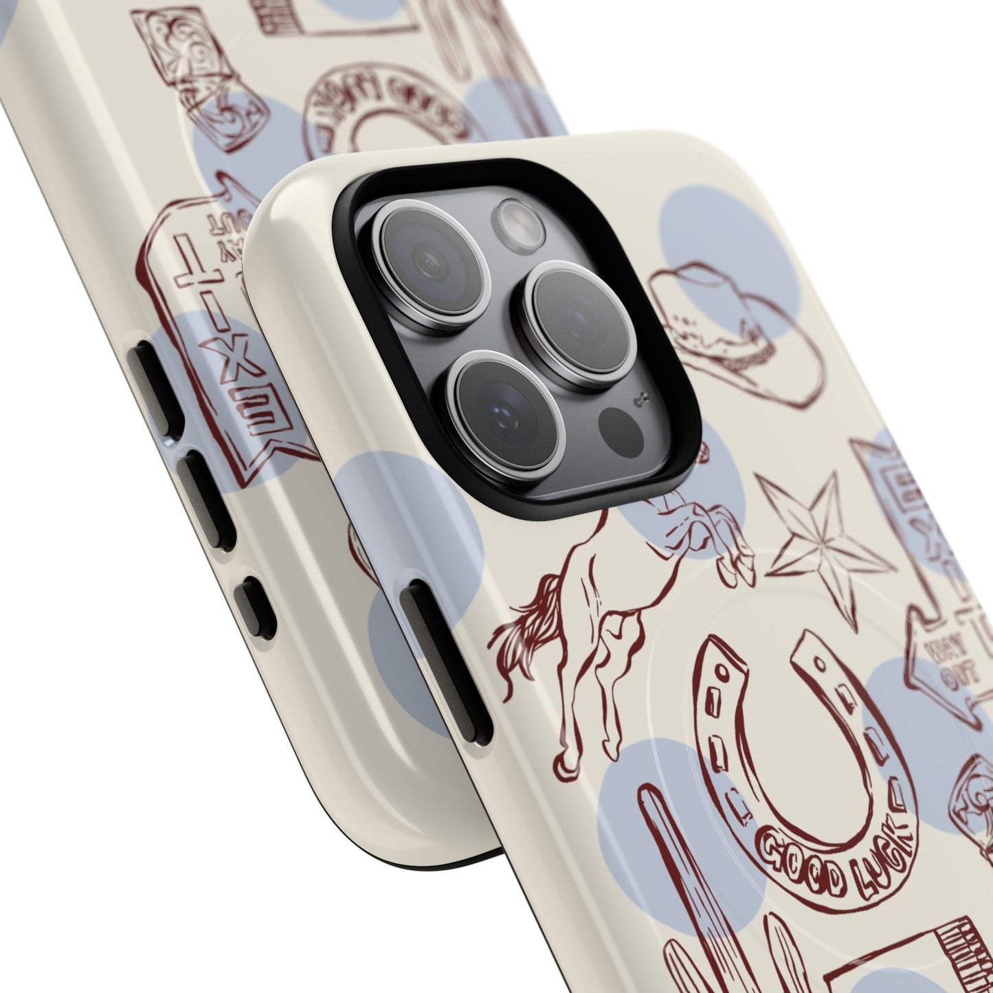 Western Cowboy Phone Case — Tough Magnetic Protective Case