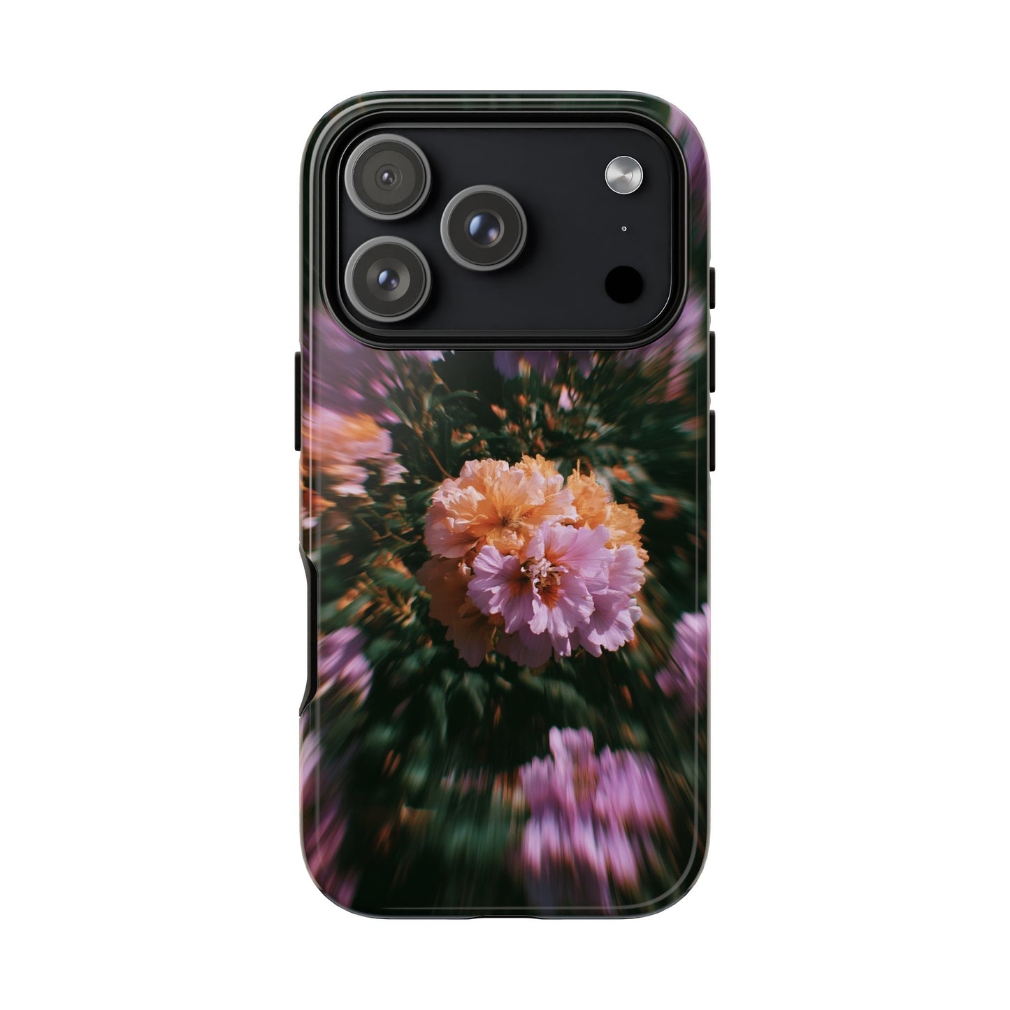 Grainy Blur Flower Phone Case