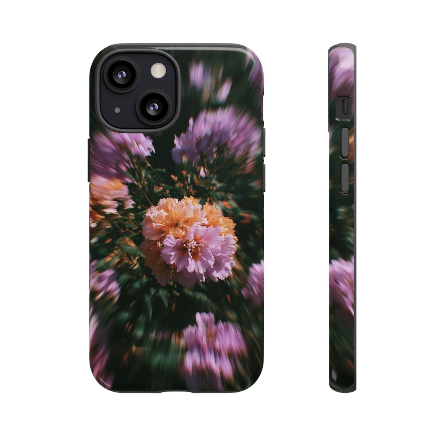 Grainy Blur Flower Phone Case