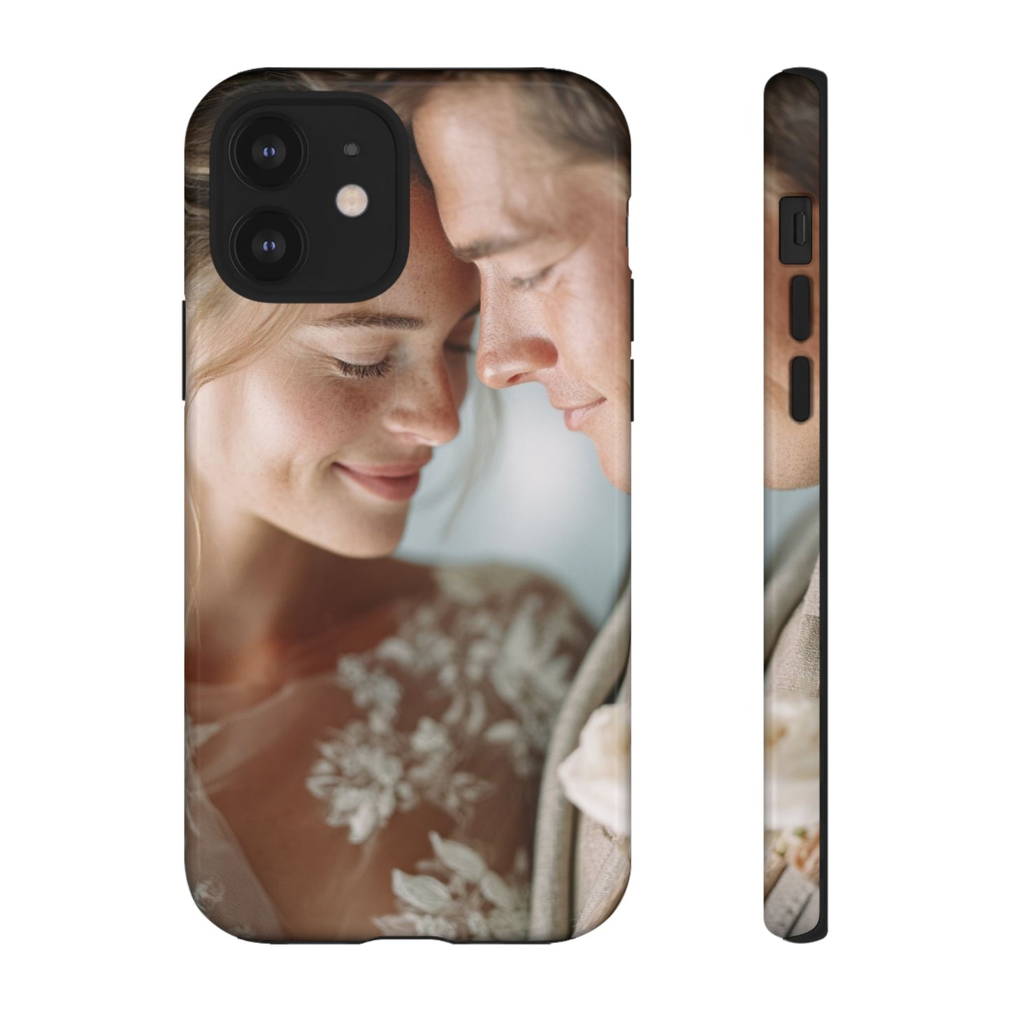 Personalized Photo Tough Phone Case (Custom Couple/Wedding Portrait)