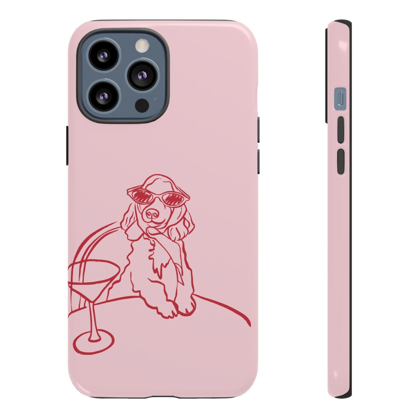 Fashion Dog Design Tough Phone Case