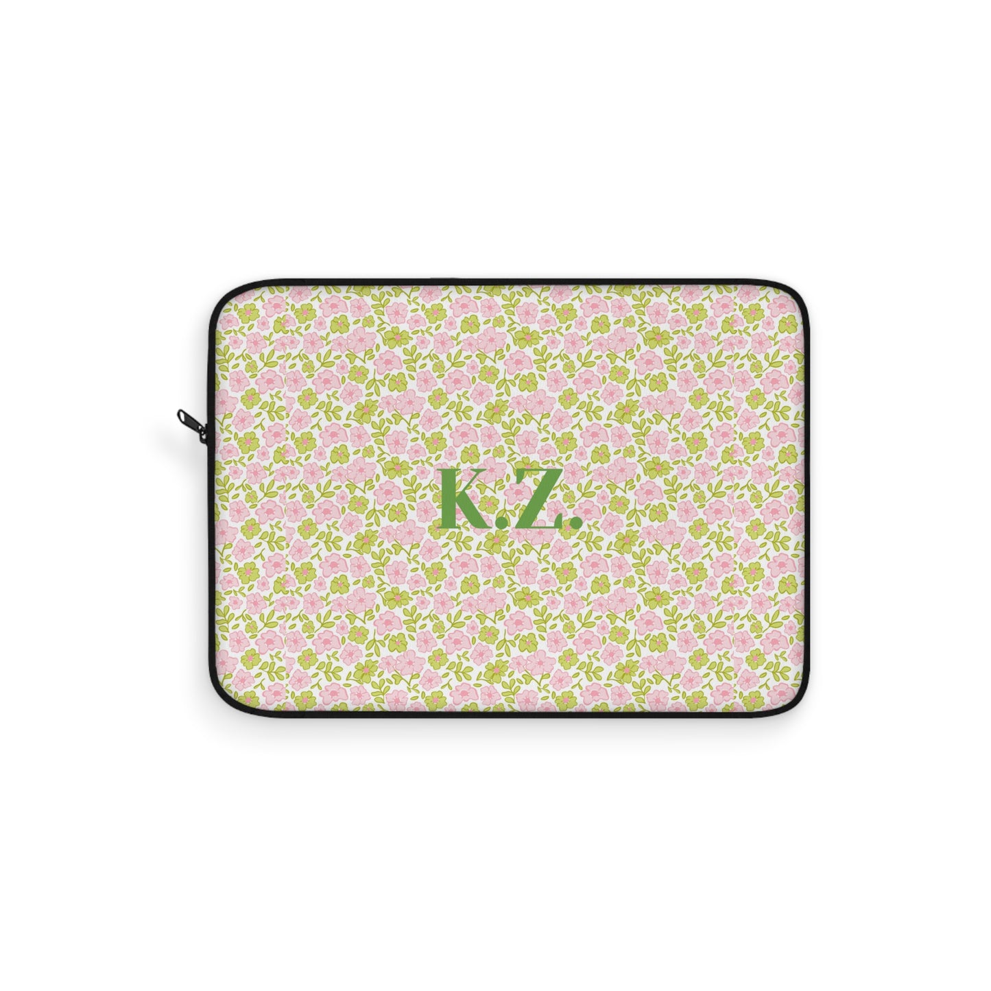 Personalized Floral Laptop Sleeve