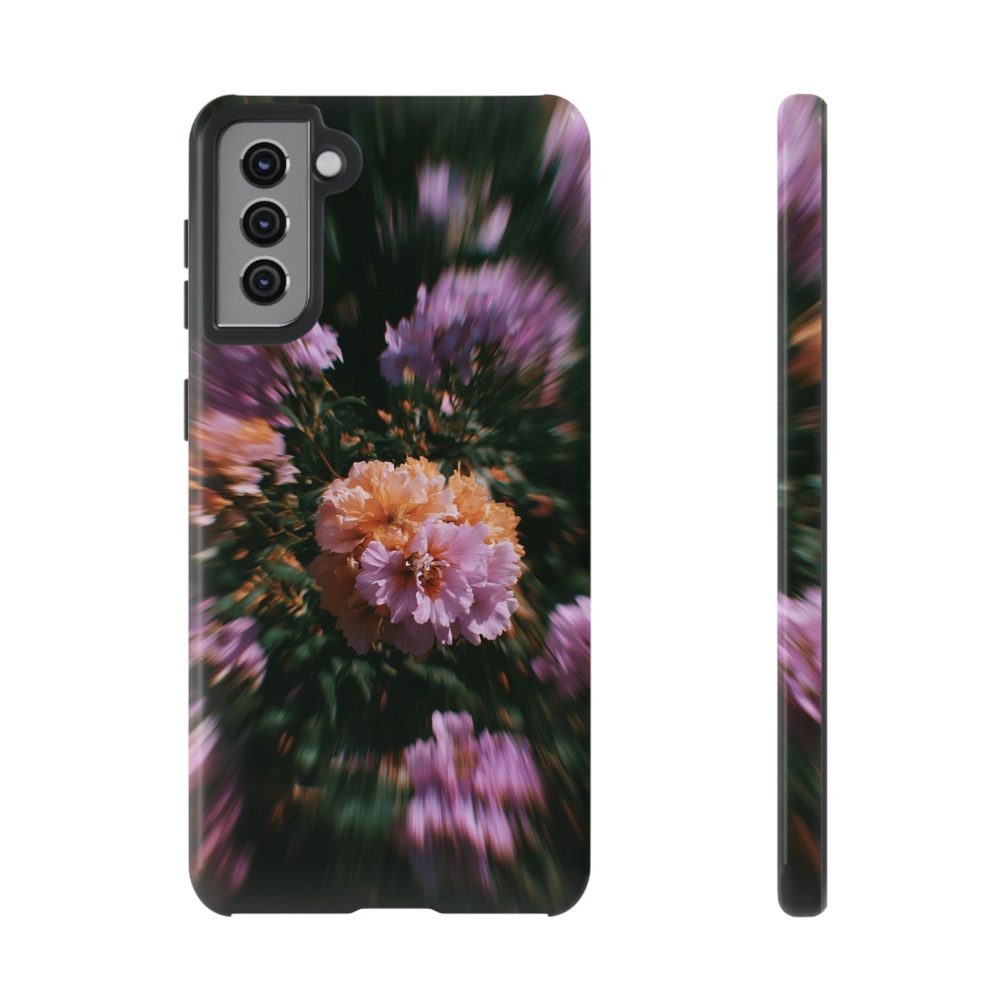 Grainy Blur Flower Phone Case