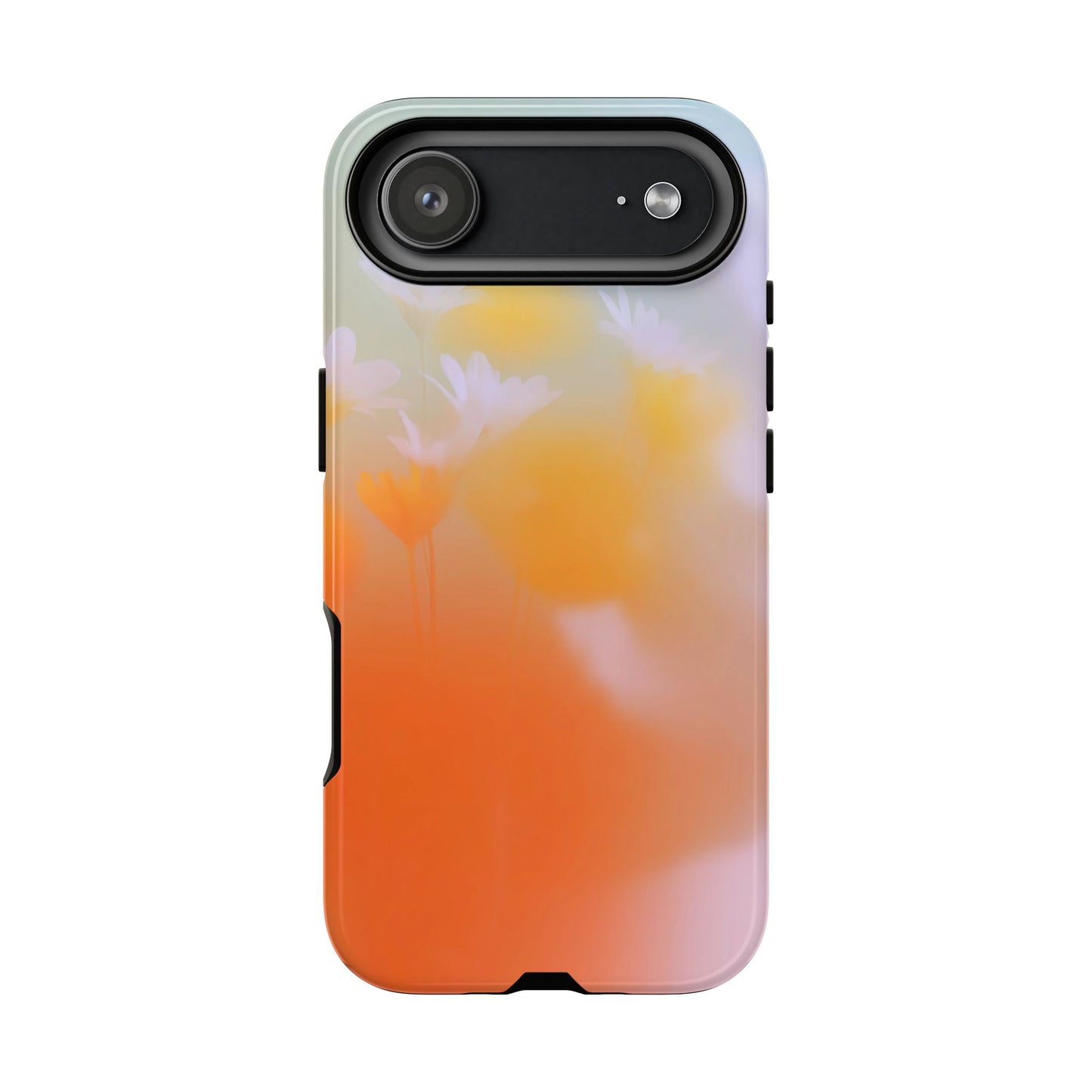 Grainy Blur Flower Phone Case