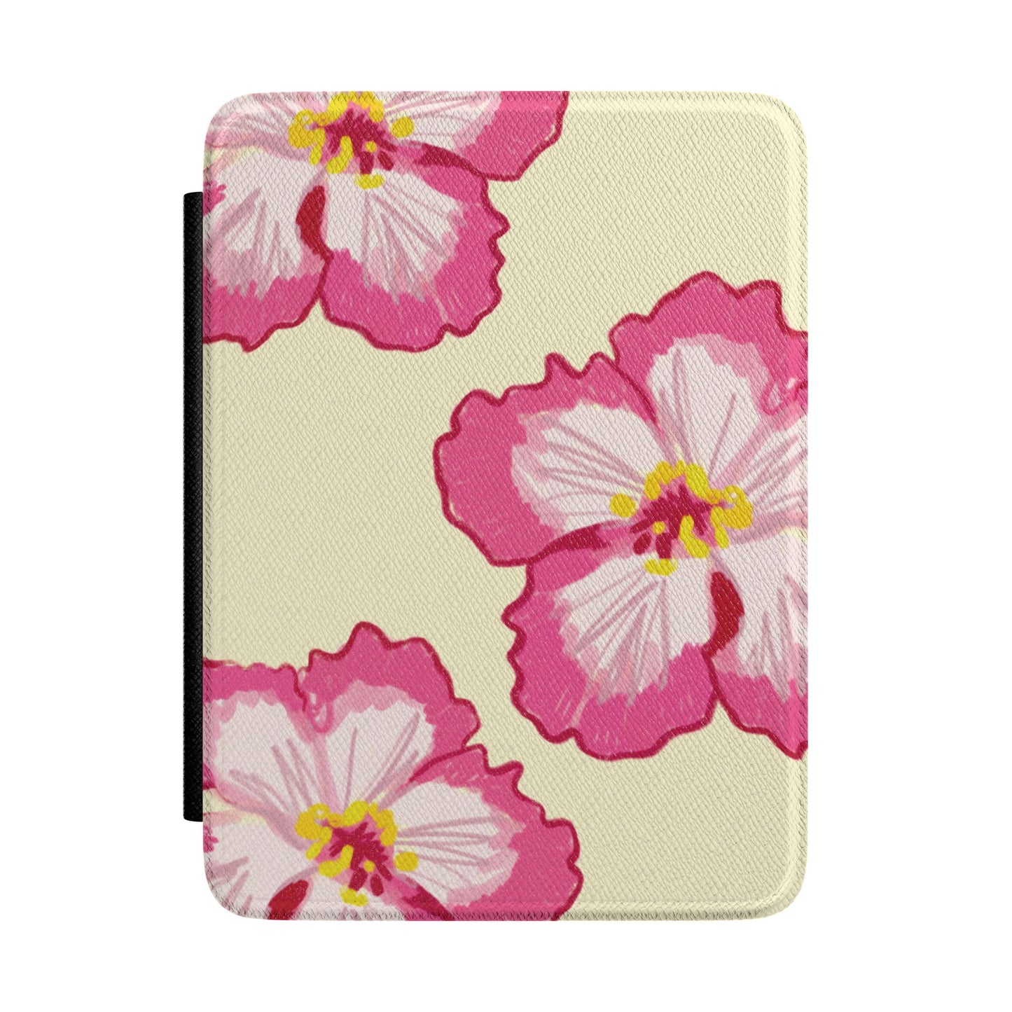 Floral Pink Hibiscus Kindle Case – Tropical Flower Protective Cover