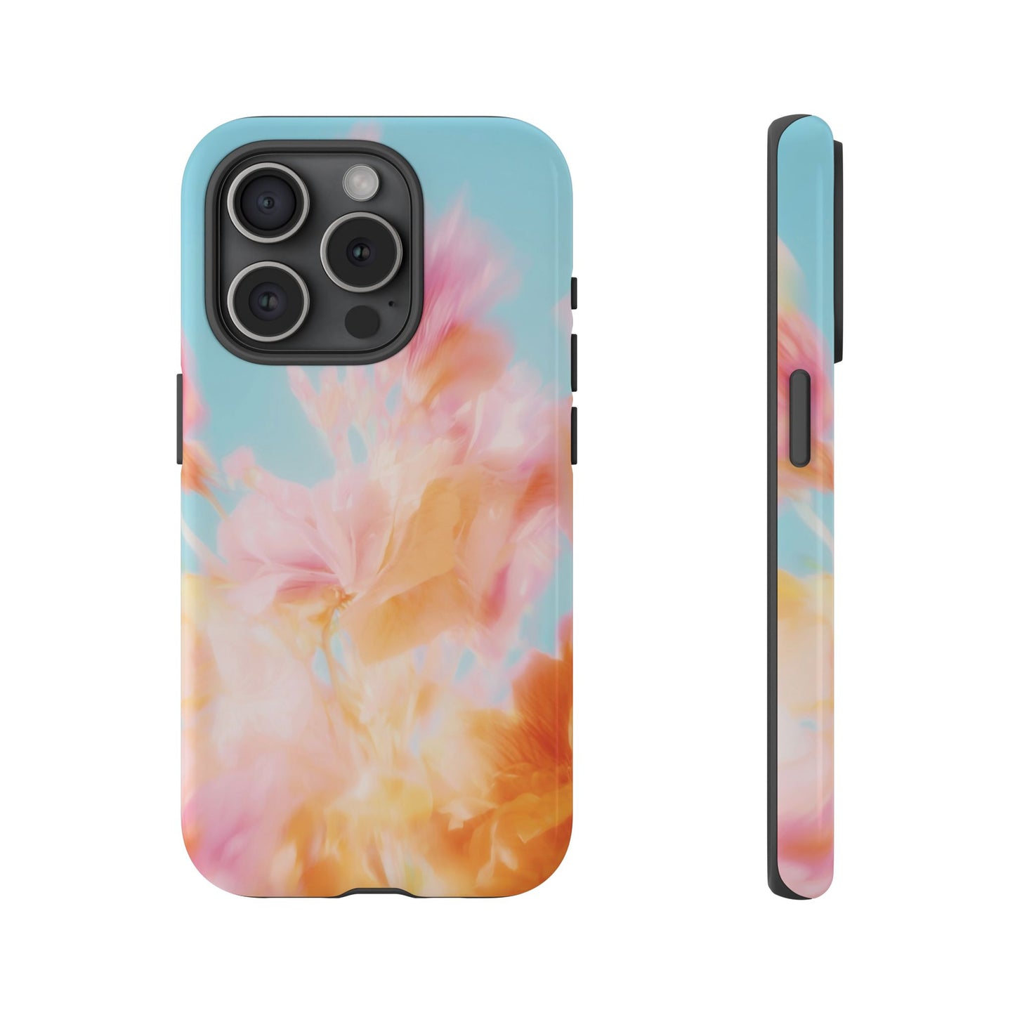 Grainy Blur Flower Phone Case