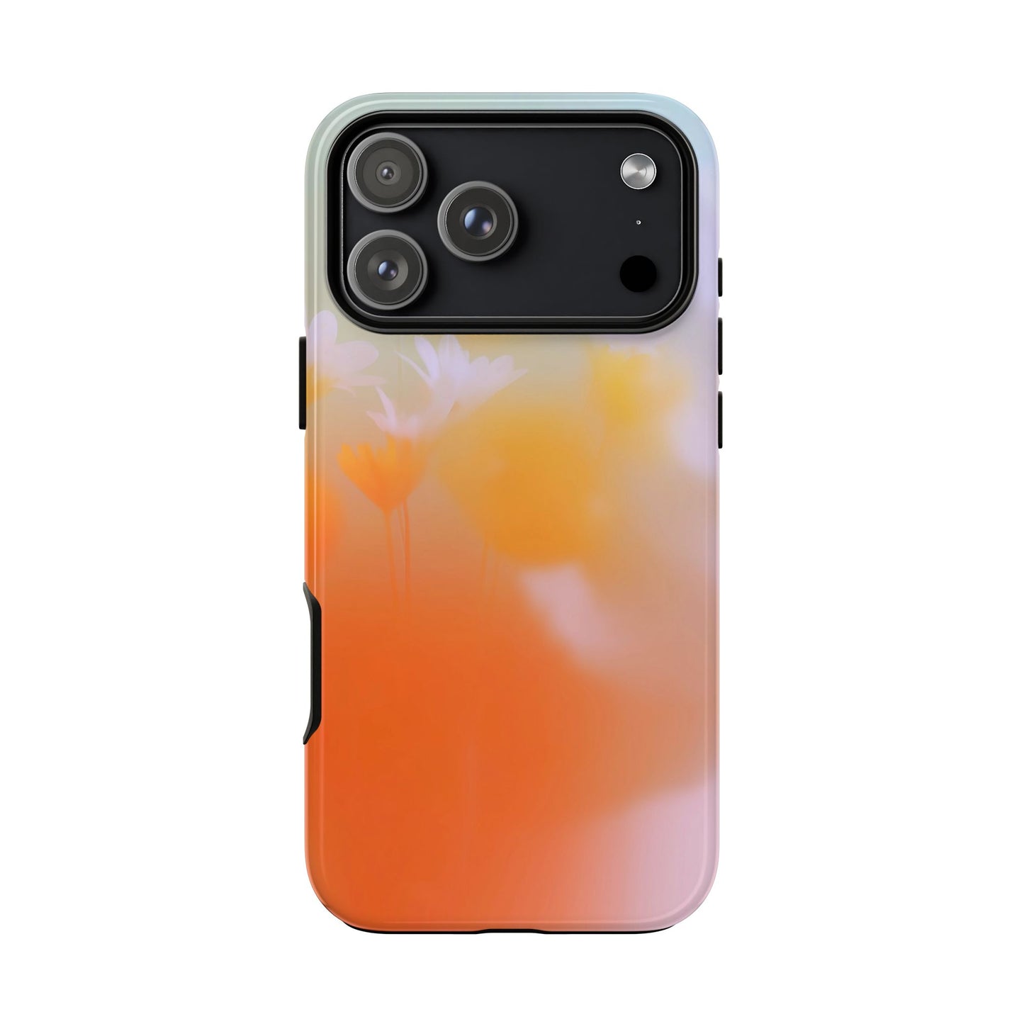 Grainy Blur Flower Phone Case