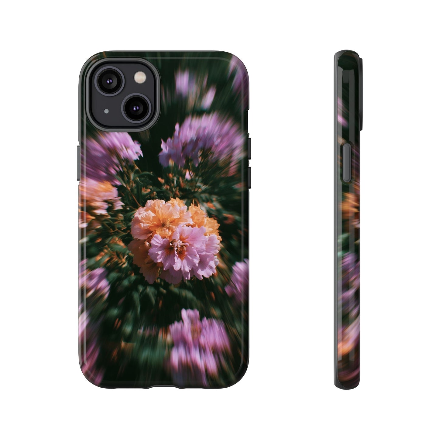 Grainy Blur Flower Phone Case