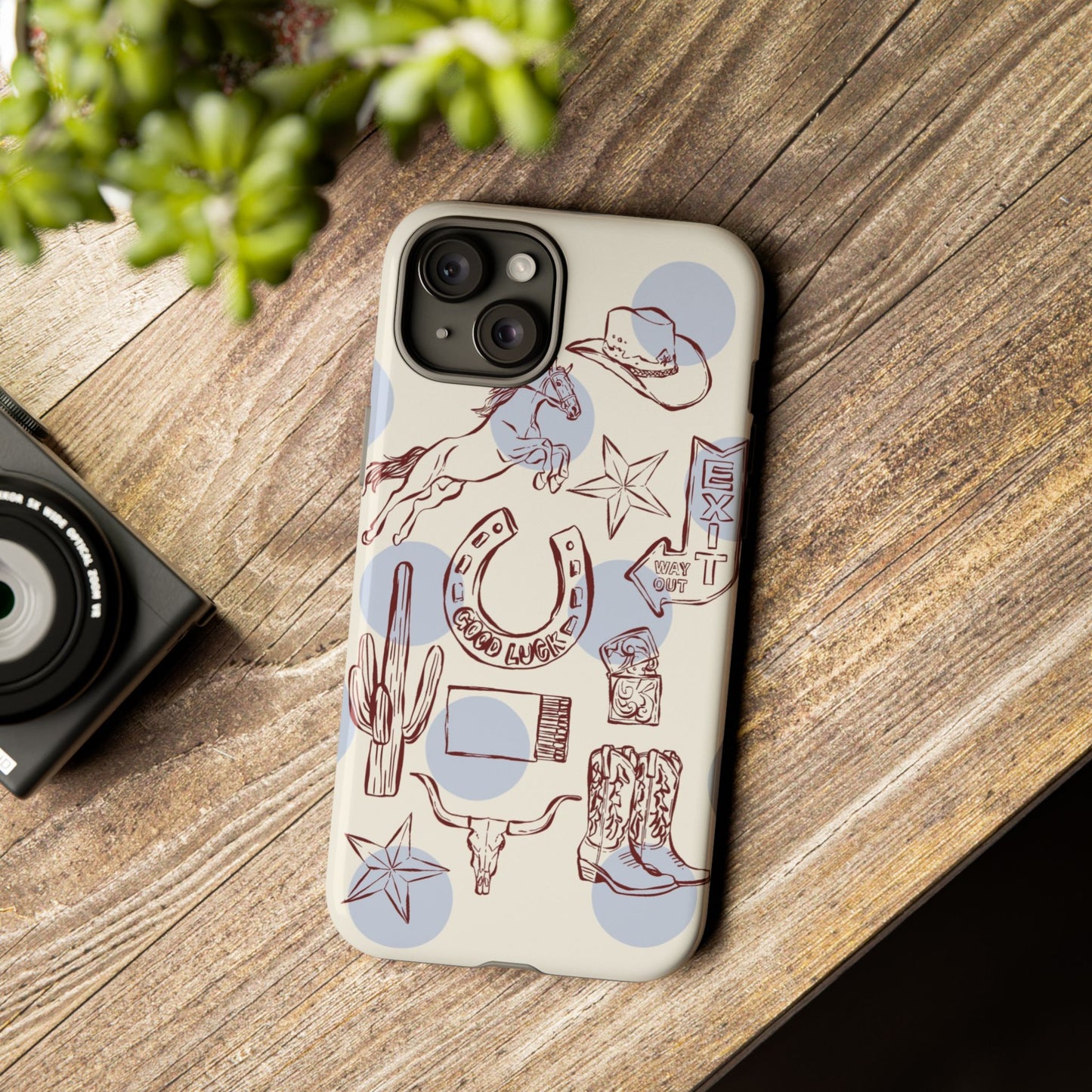 Western Pattern Phone Case