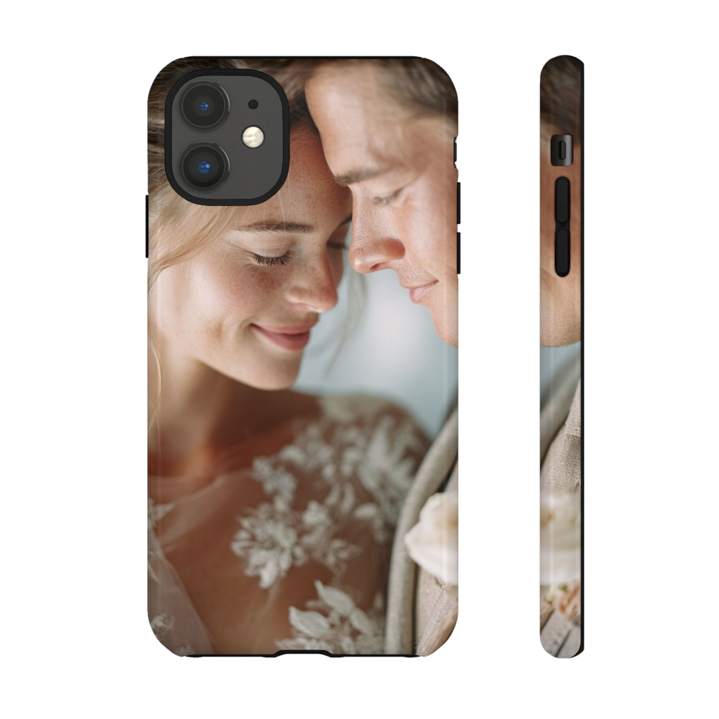 Personalized Photo Tough Phone Case (Custom Couple/Wedding Portrait)