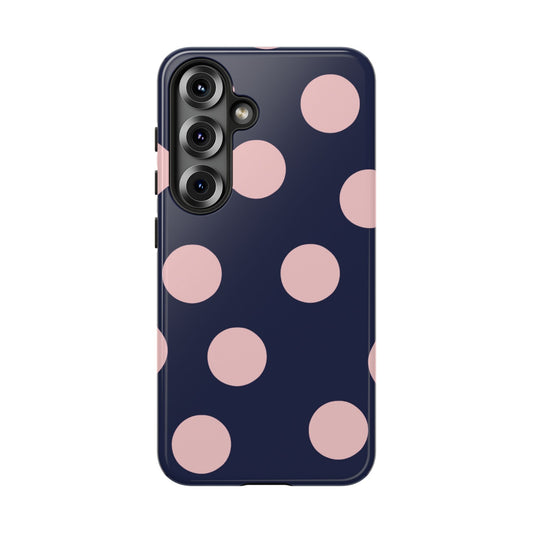 Blue & Pink Polka Dot Phone Case