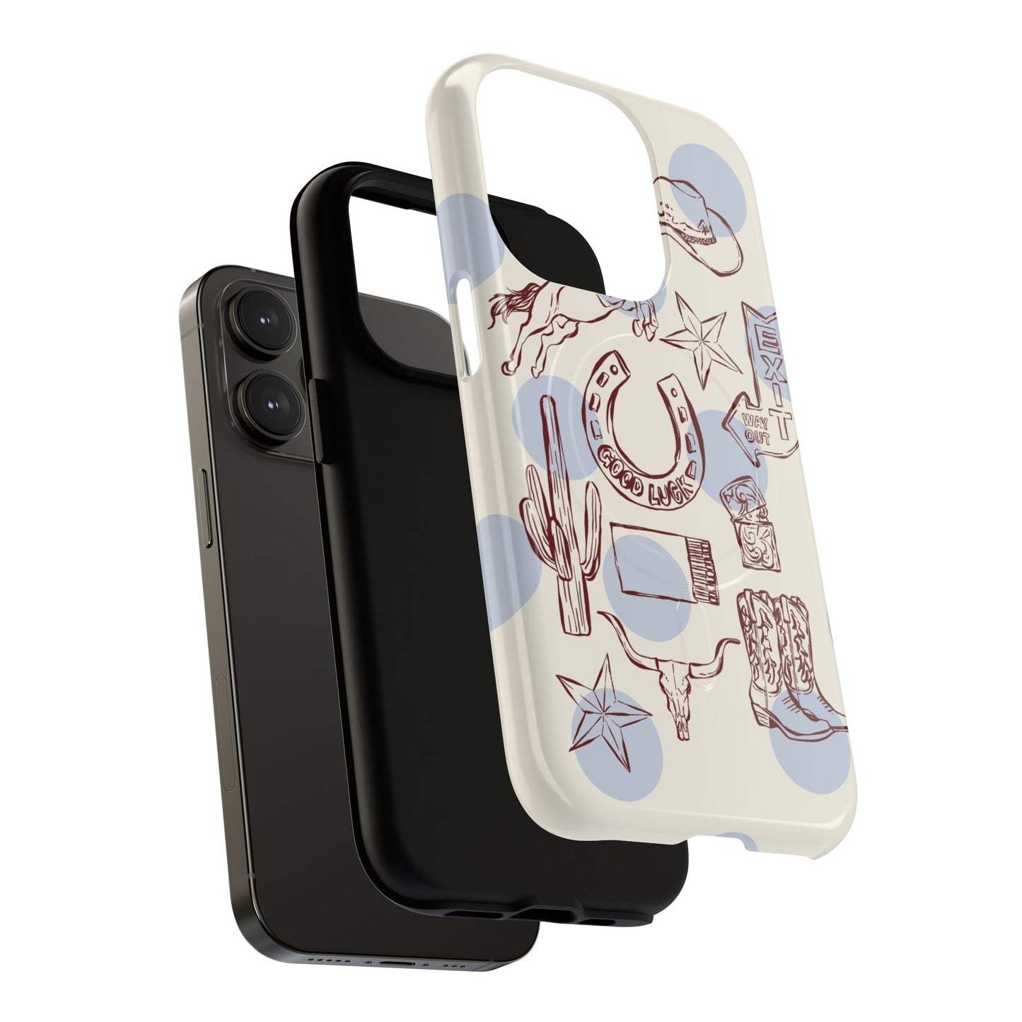 Western Cowboy Phone Case — Tough Magnetic Protective Case