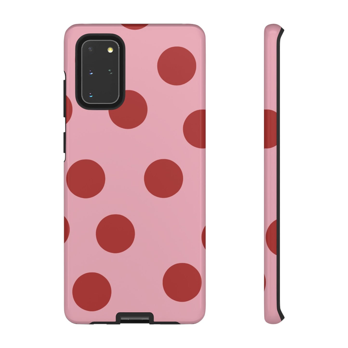 Pink & Red Polka Dot Tough Phone Case
