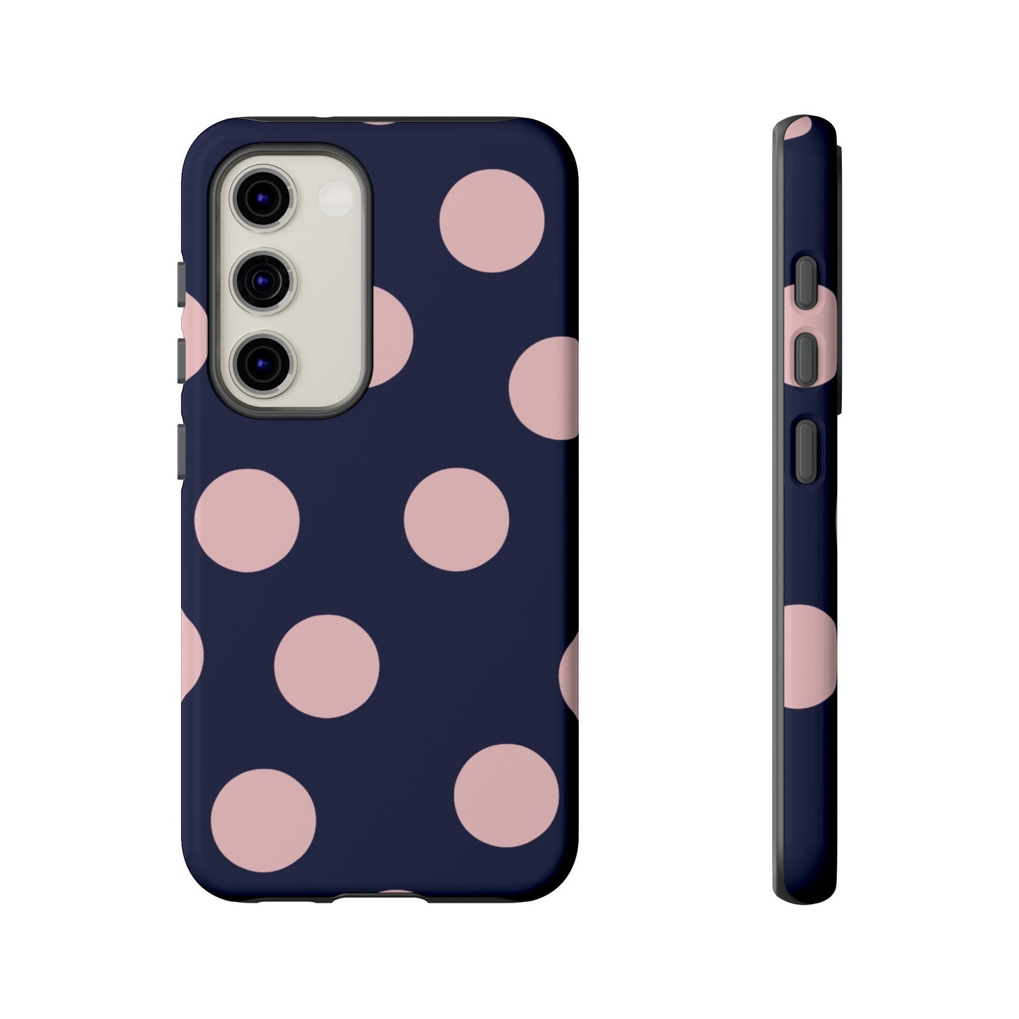 Blue & Pink Polka Dot Phone Case