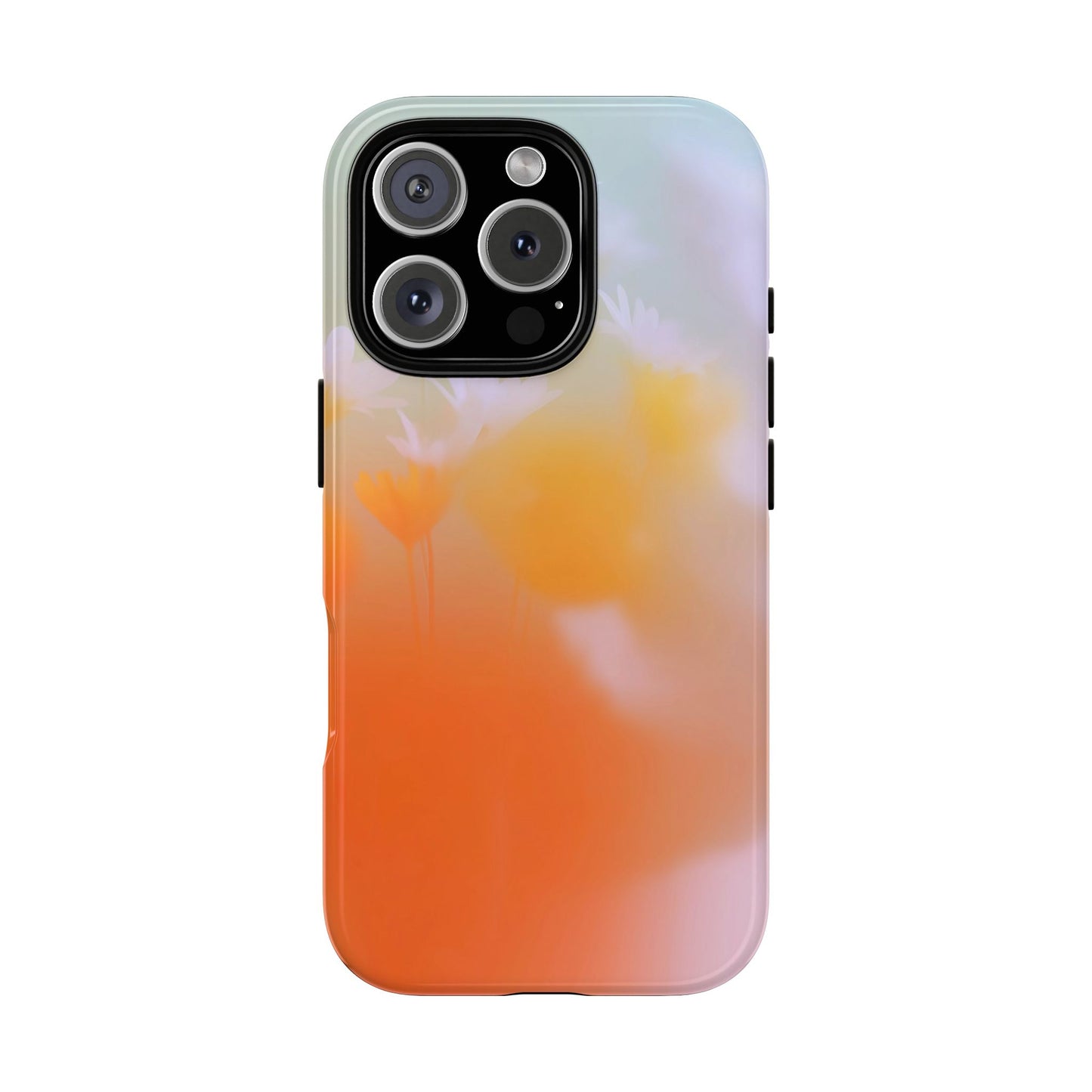 Grainy Blur Flower Phone Case