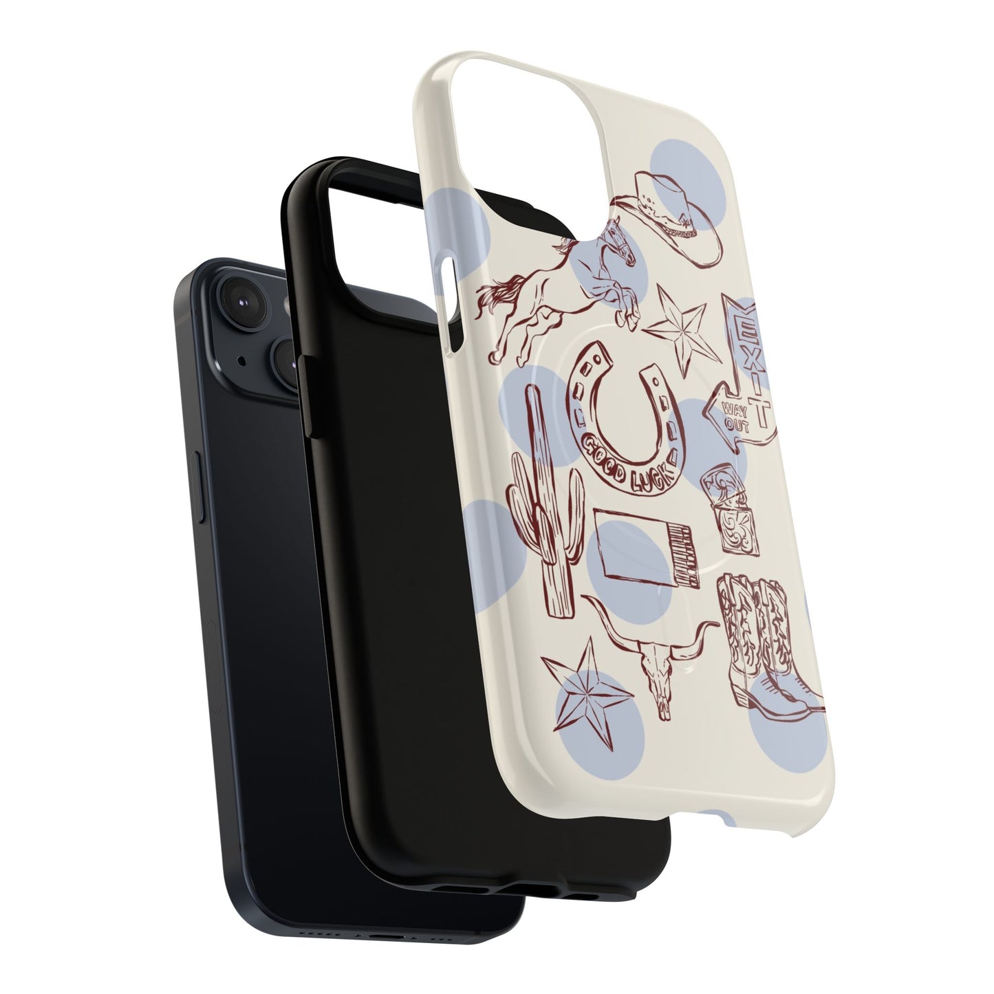 Western Cowboy Phone Case — Tough Magnetic Protective Case