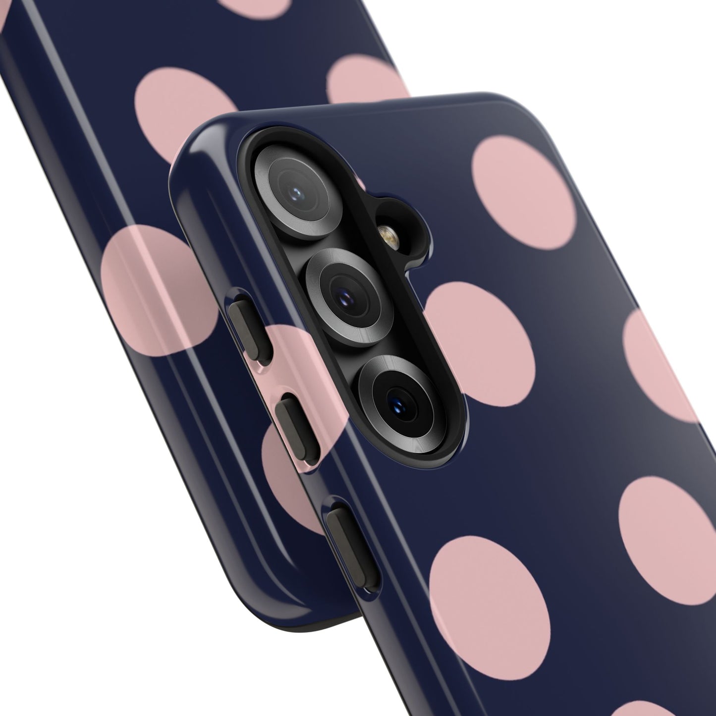 Blue & Pink Polka Dot Phone Case