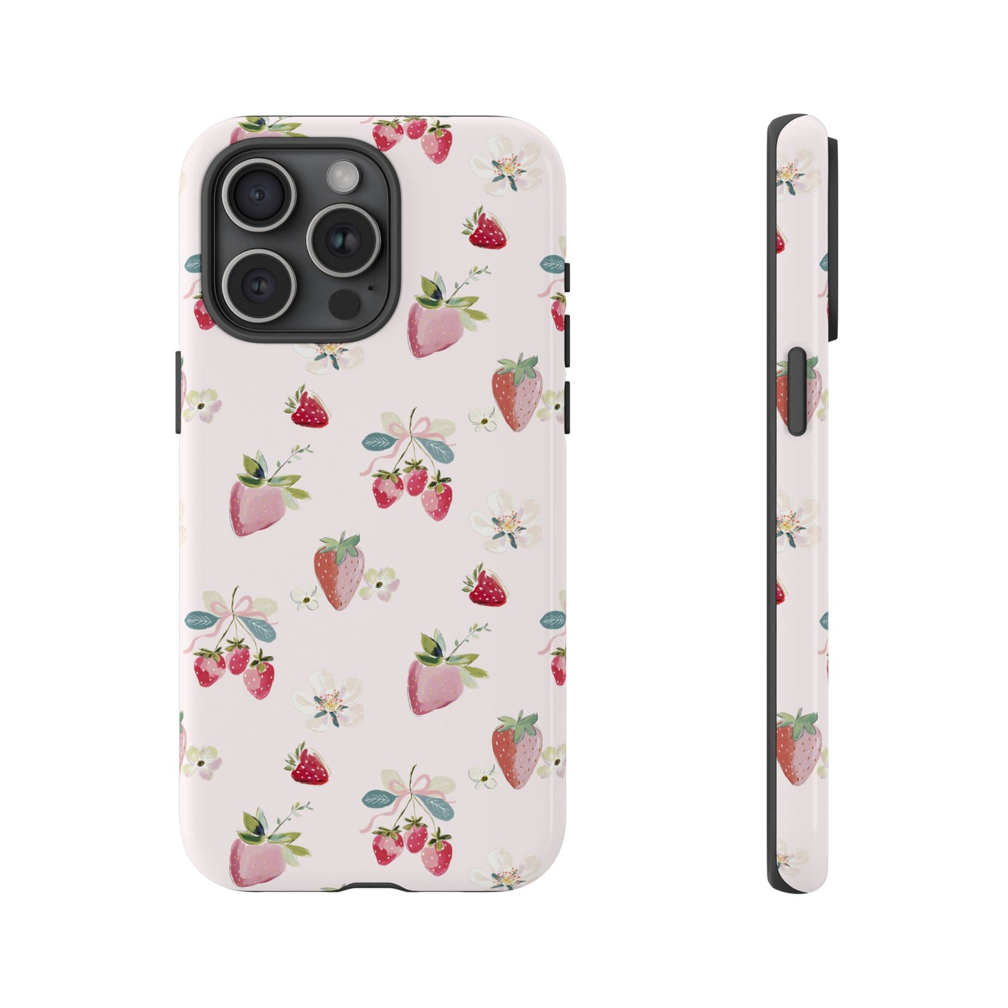Strawberry Blossom Tough Phone Case