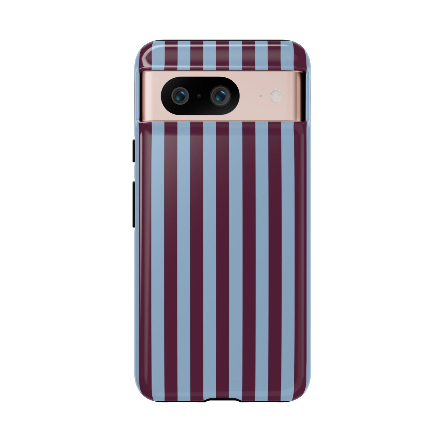 Blue & Maroon Striped Tough Phone Case