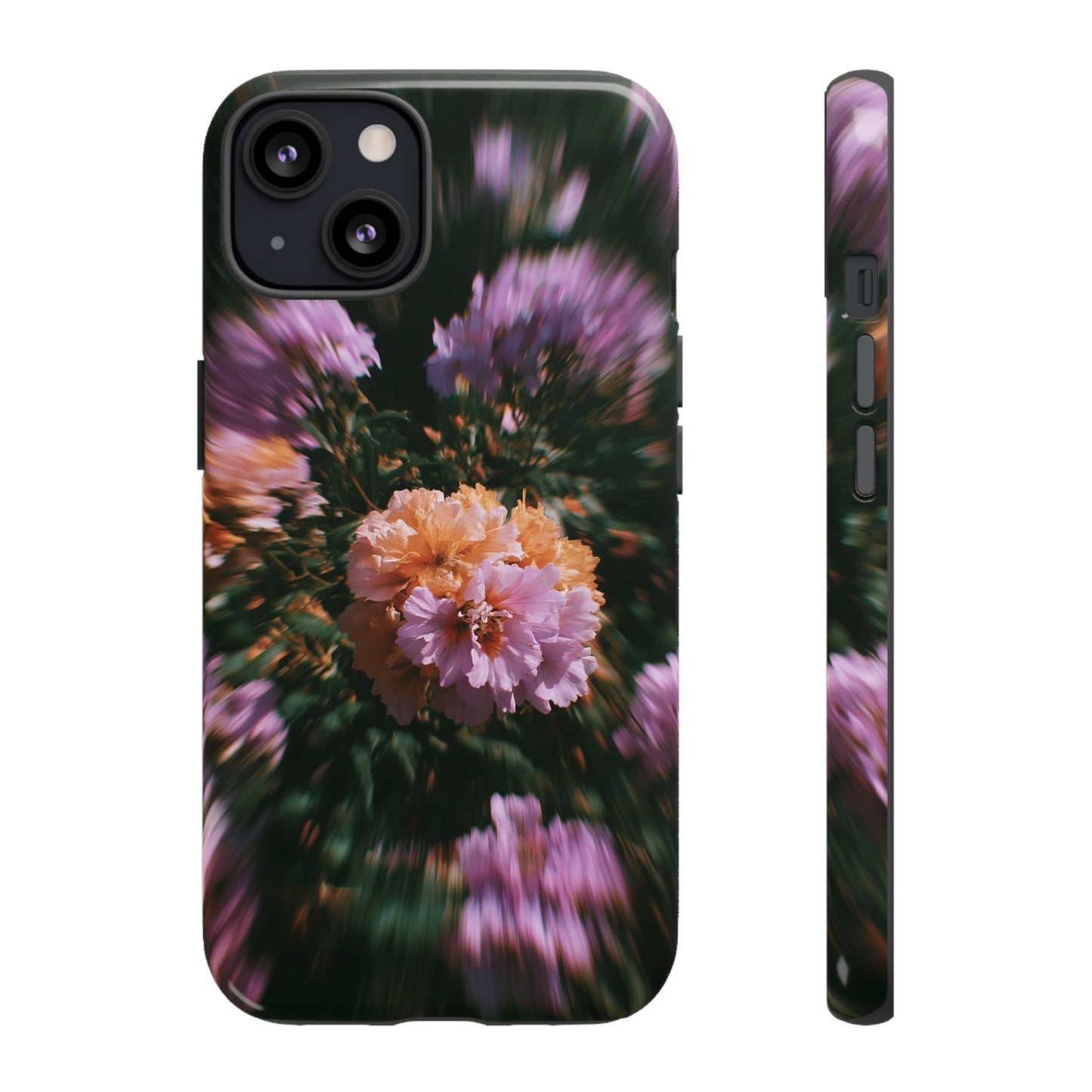 Grainy Blur Flower Phone Case