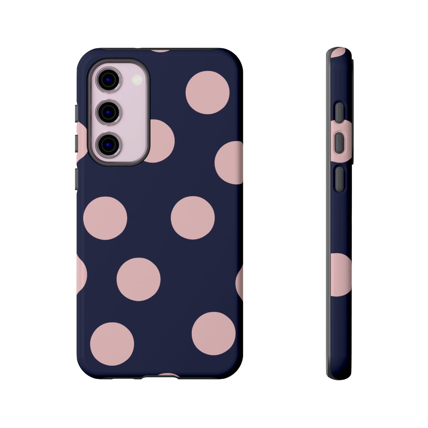 Blue & Pink Polka Dot Phone Case