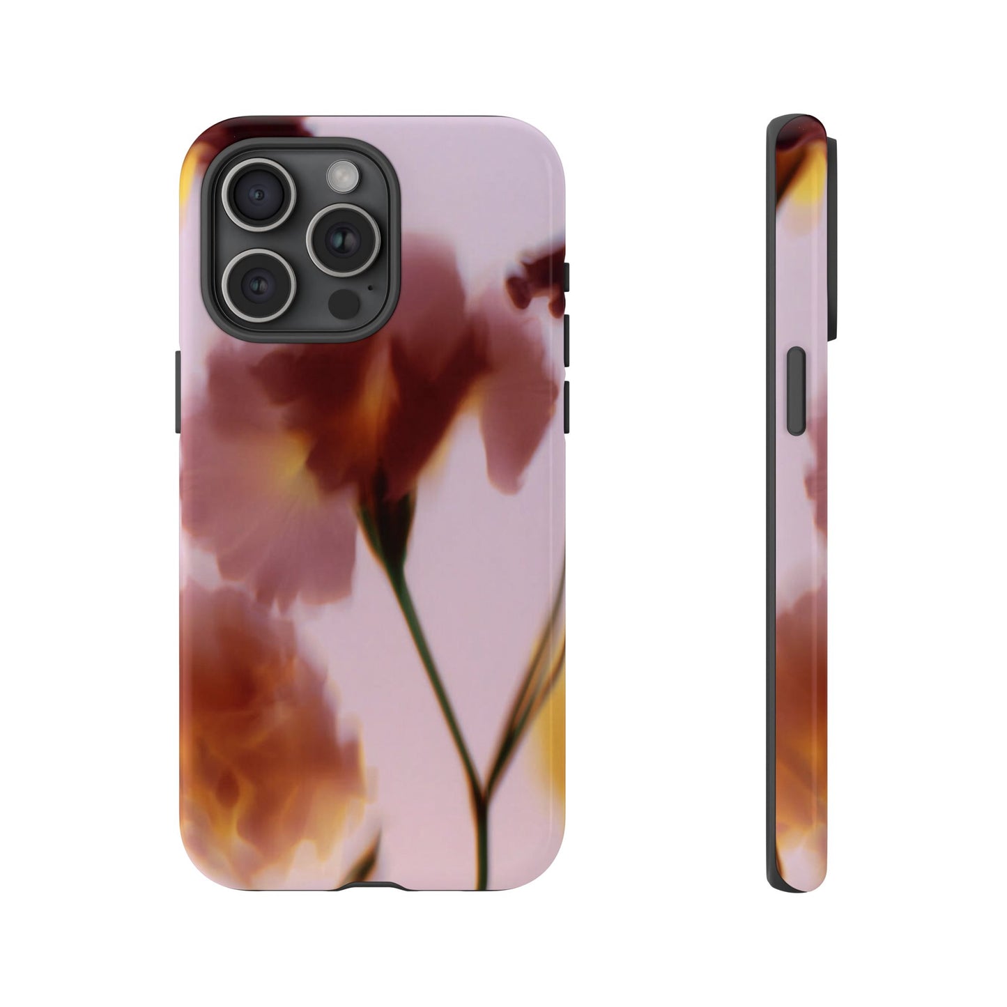 Grainy Blur Flower Phone Case