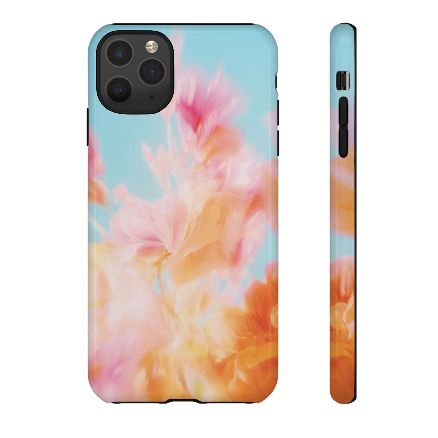 Grainy Blur Flower Phone Case