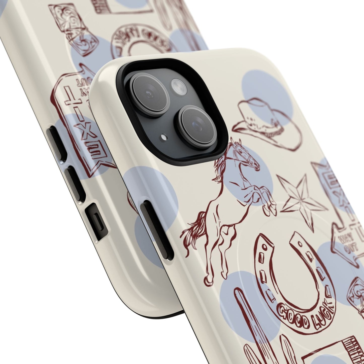 Western Cowboy Phone Case — Tough Magnetic Protective Case