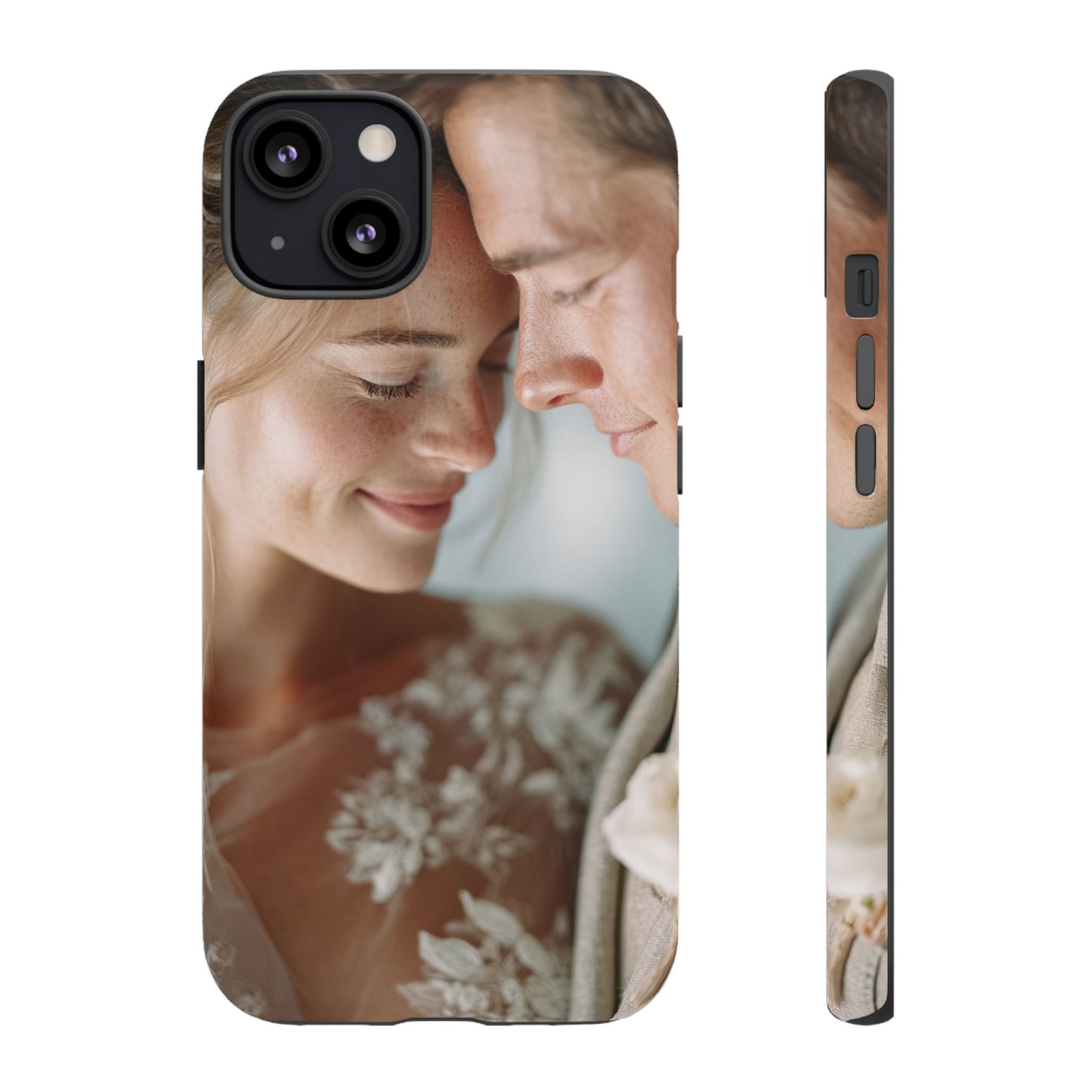 Personalized Photo Tough Phone Case (Custom Couple/Wedding Portrait)