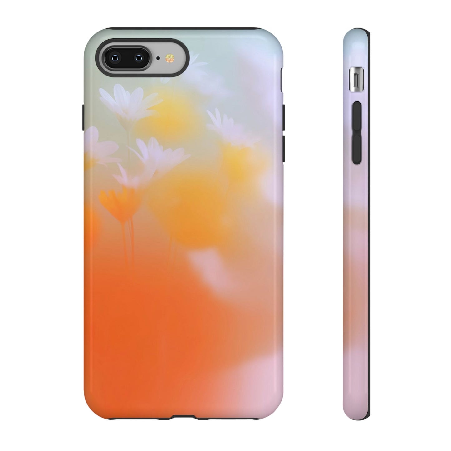 Grainy Blur Flower Phone Case