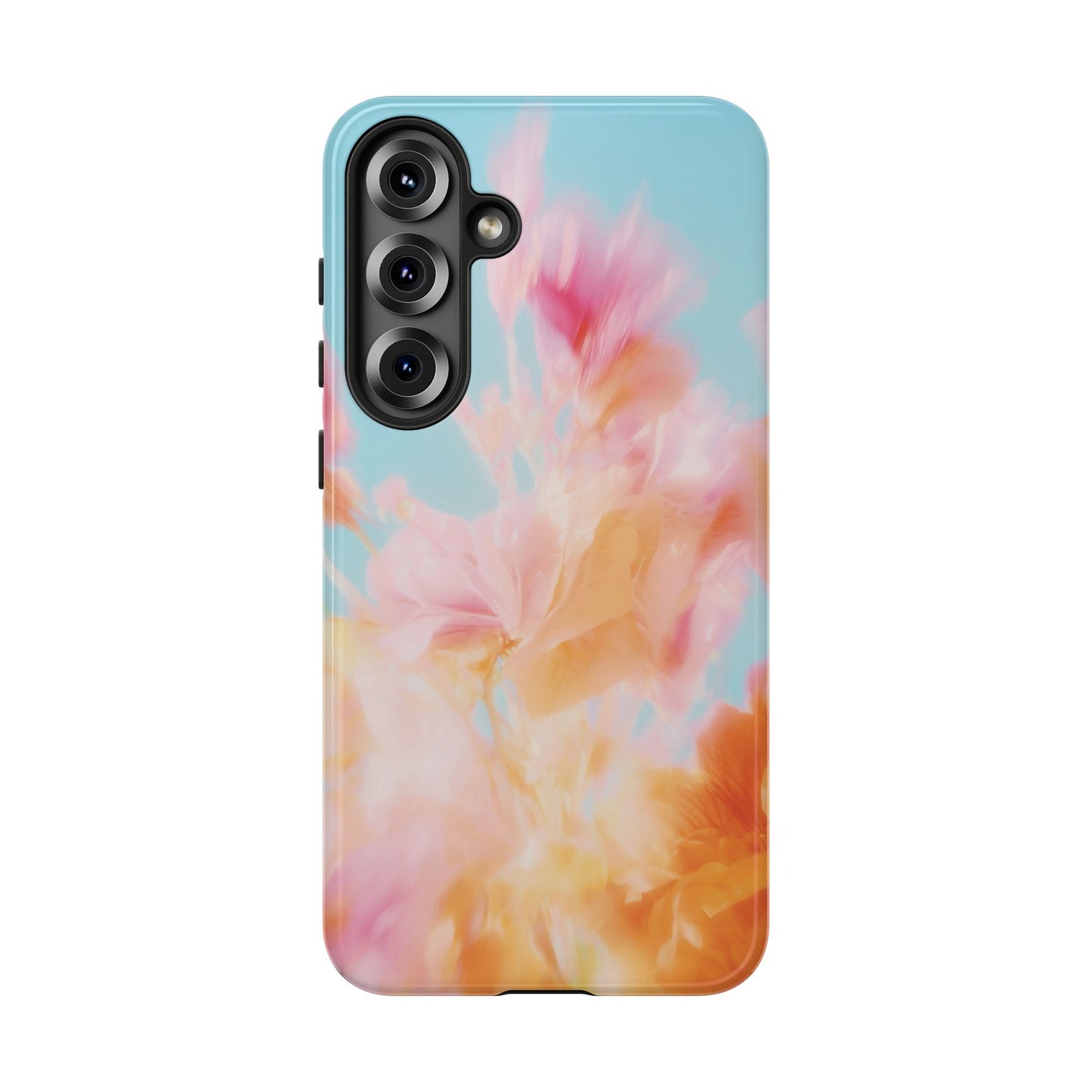 Grainy Blur Flower Phone Case