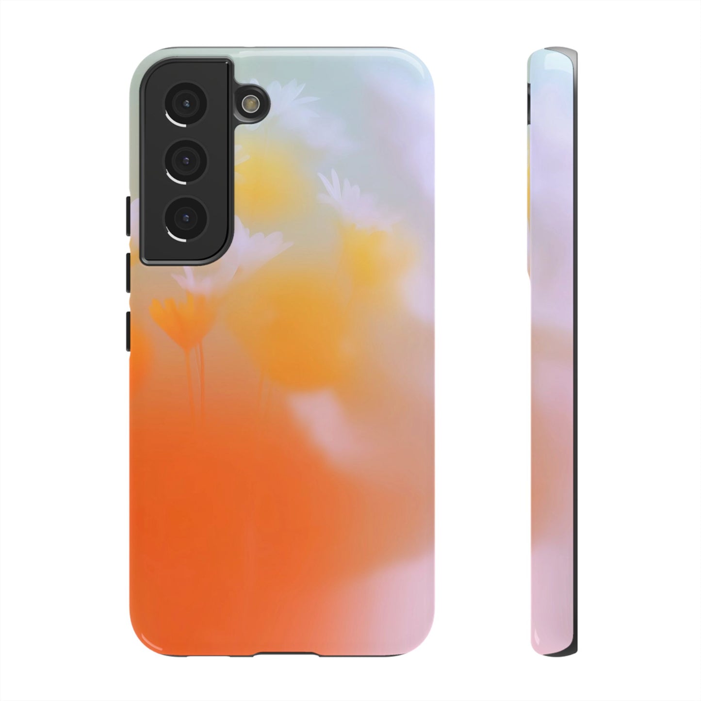 Grainy Blur Flower Phone Case
