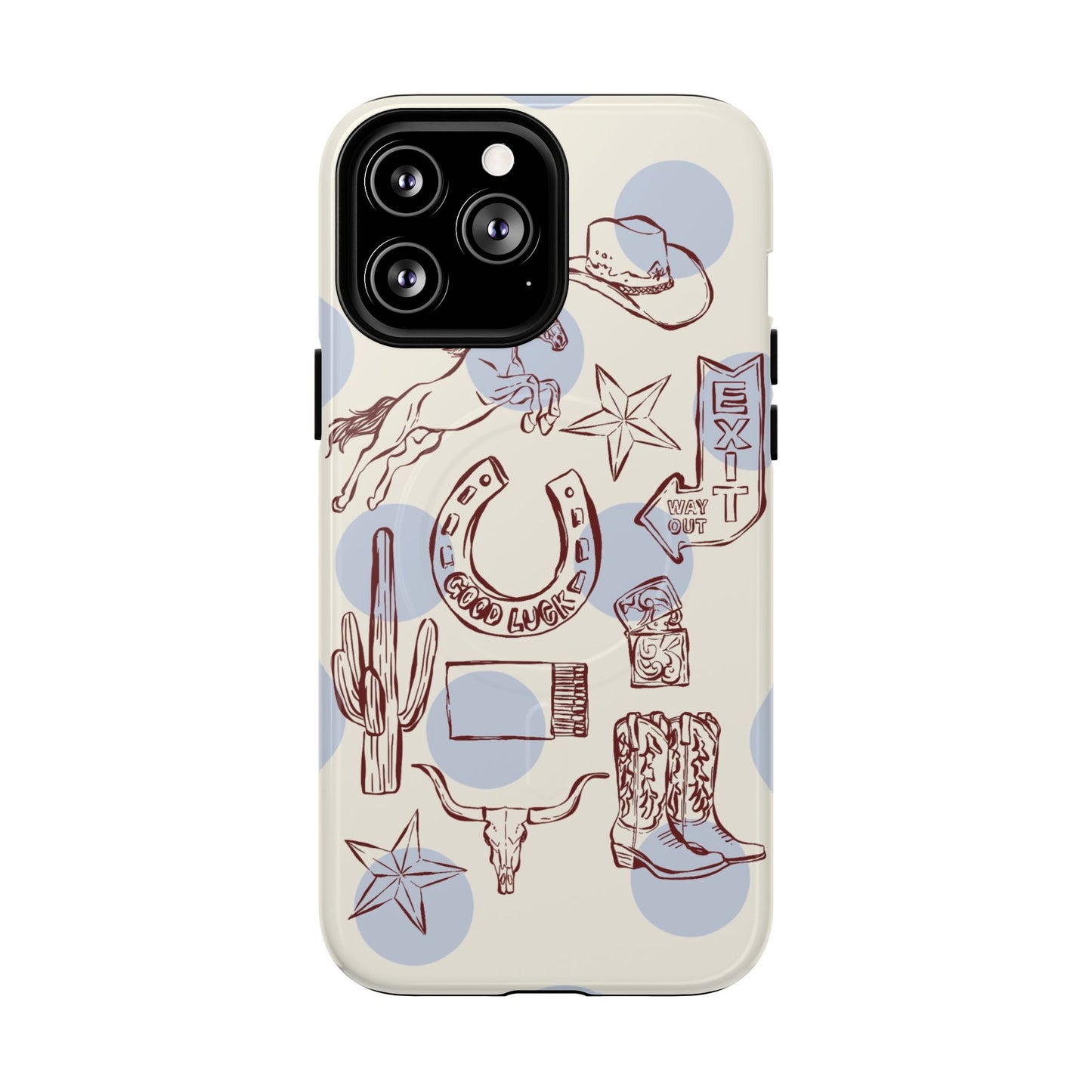 Western Cowboy Phone Case — Tough Magnetic Protective Case