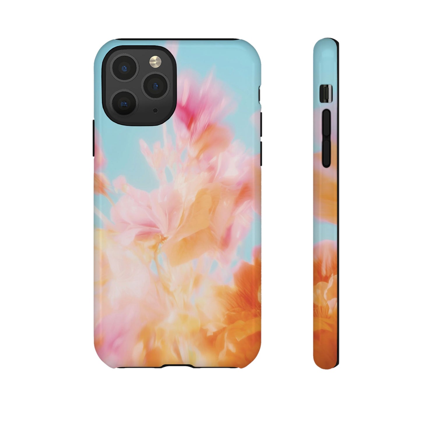 Grainy Blur Flower Phone Case