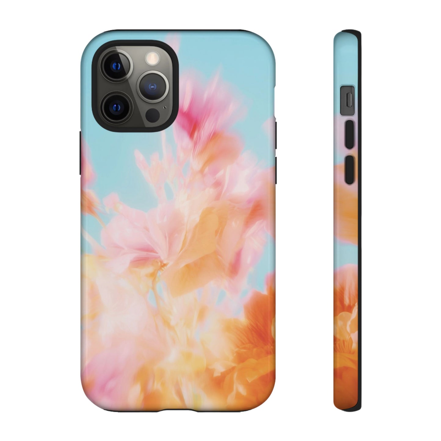 Grainy Blur Flower Phone Case