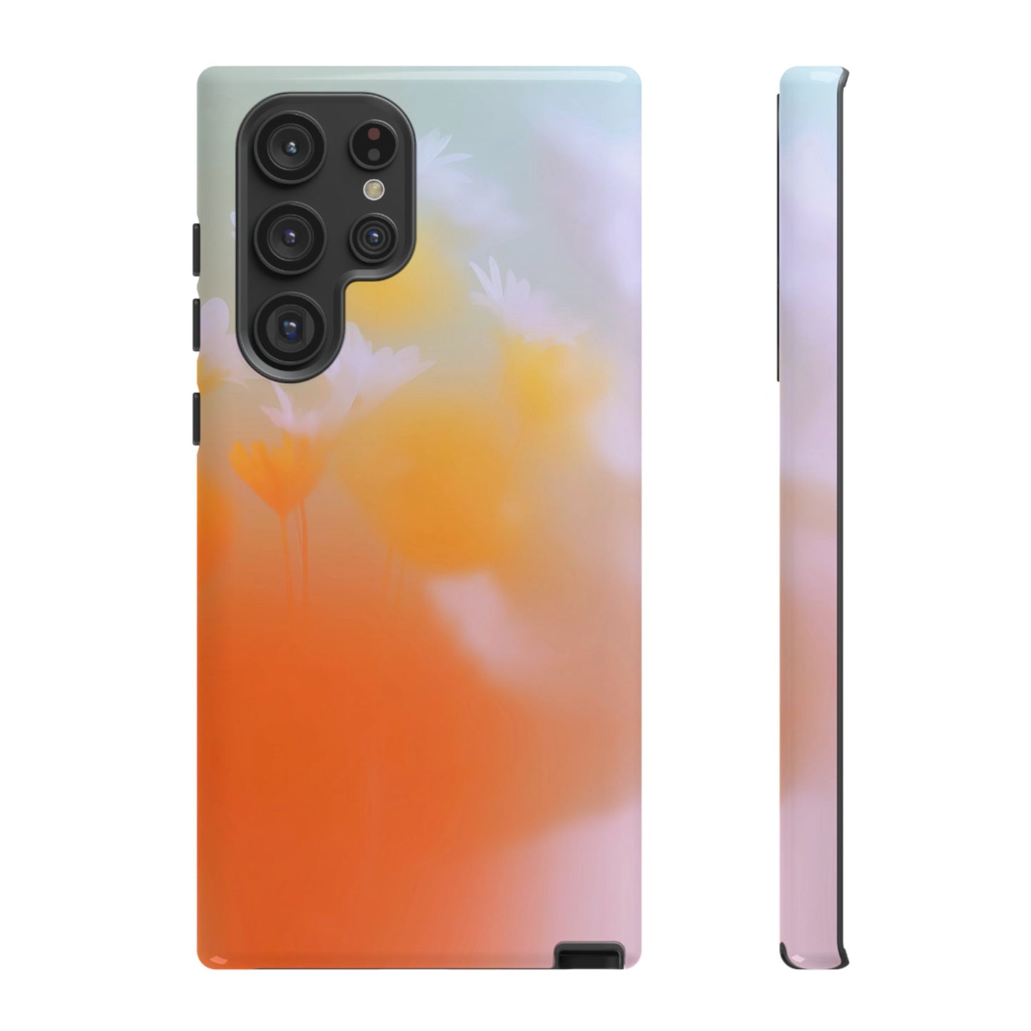 Grainy Blur Flower Phone Case