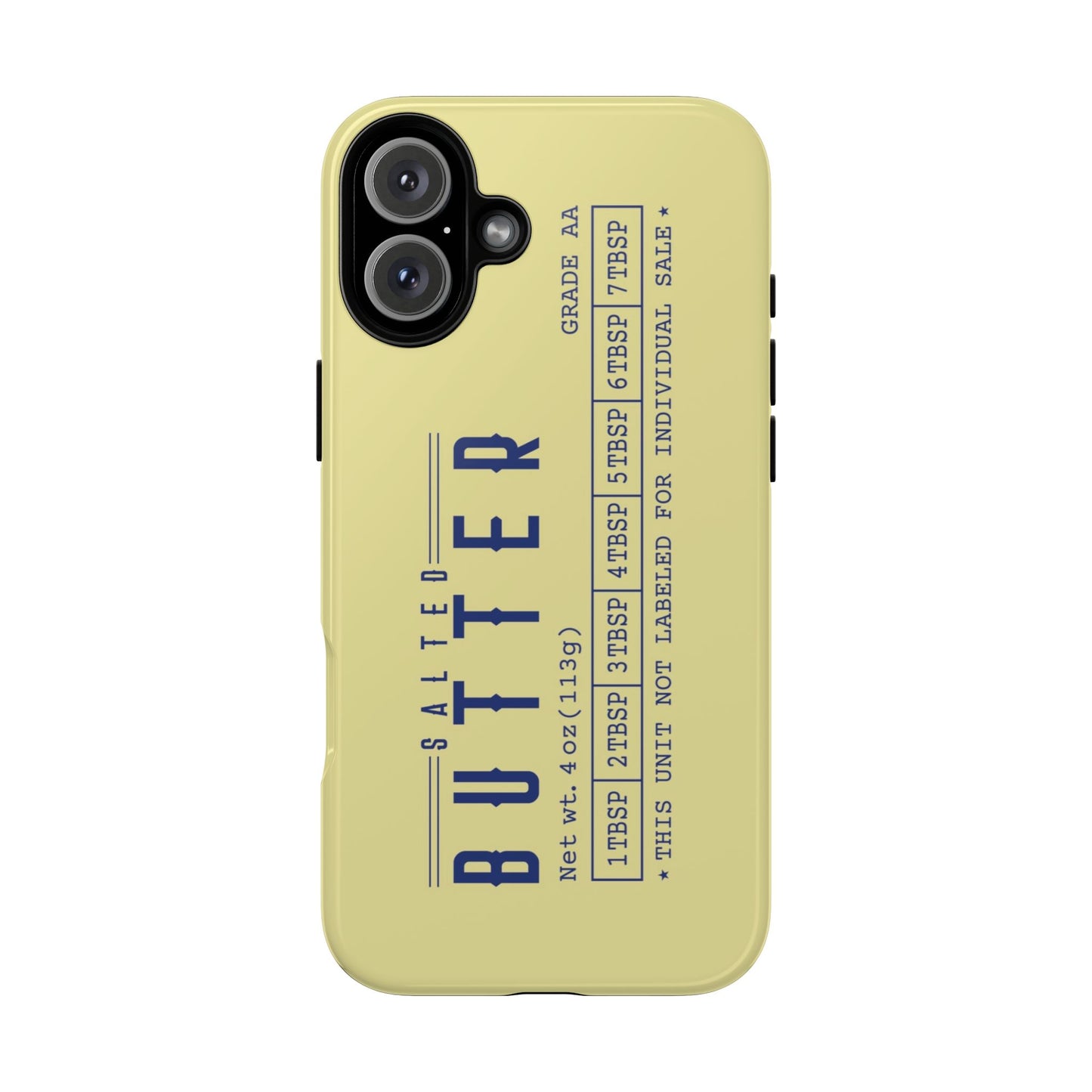 Salted Butter Tough Phone Case — Durable Protective Phone Case