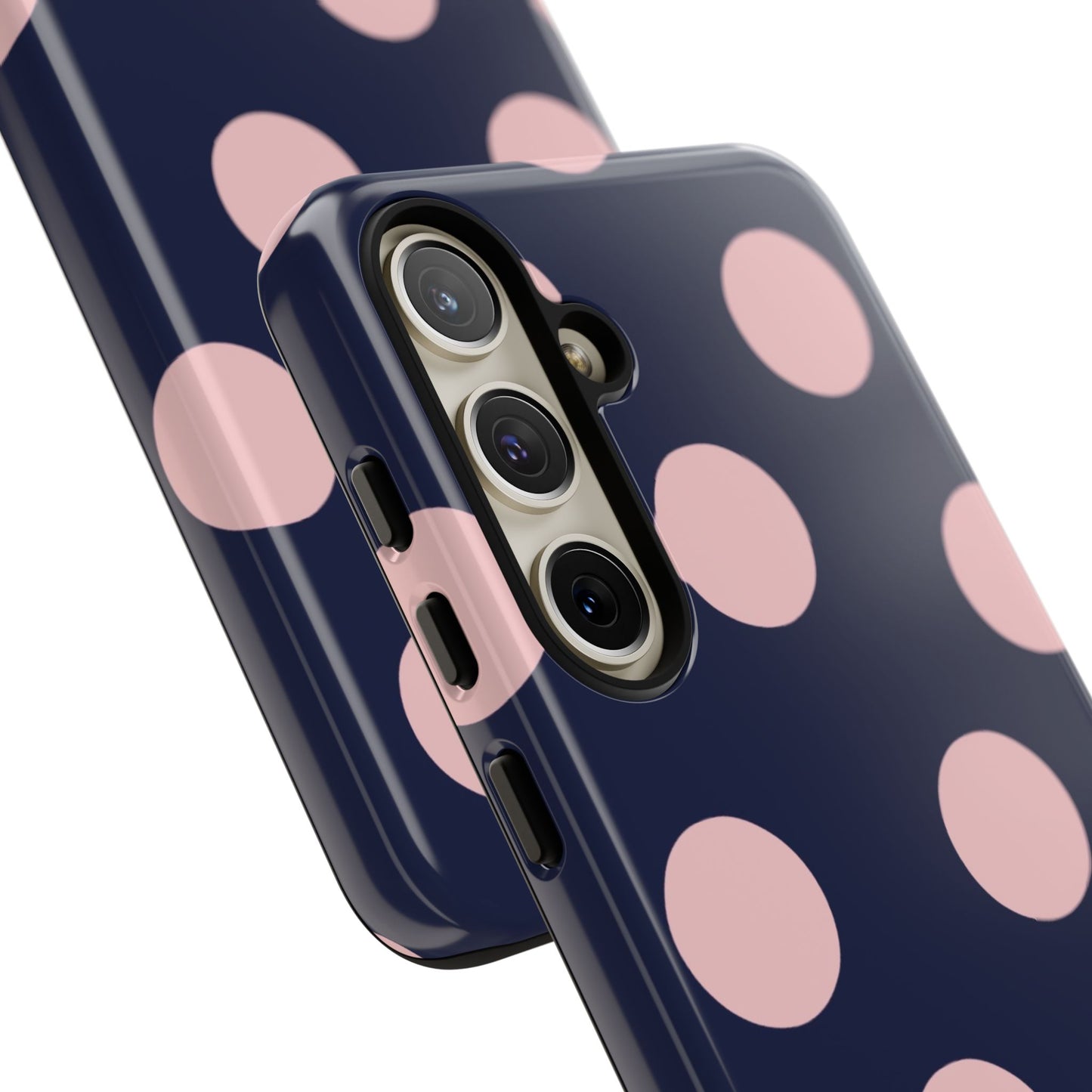 Blue & Pink Polka Dot Phone Case