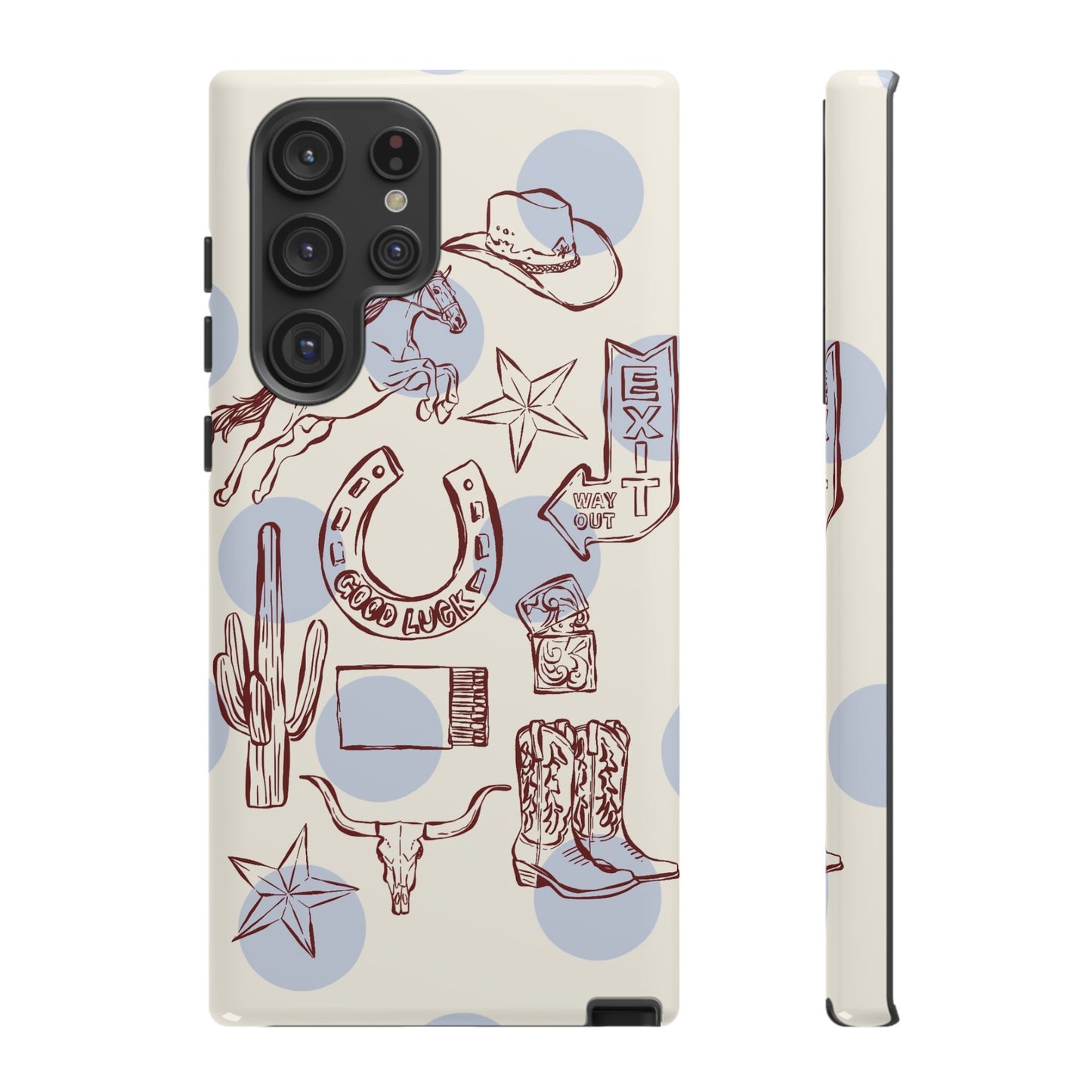 Western Pattern Phone Case