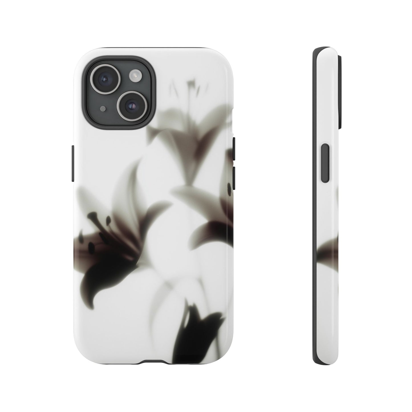 Grainy Blur Flower Phone Case